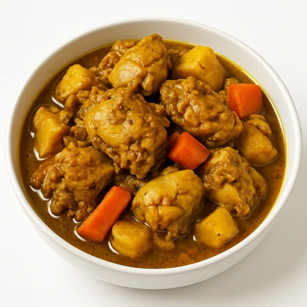 Experience the vibrant and robust flavors of the Caribbean with this traditional Jamaican Curry Chicken, perfect for a hearty main course.