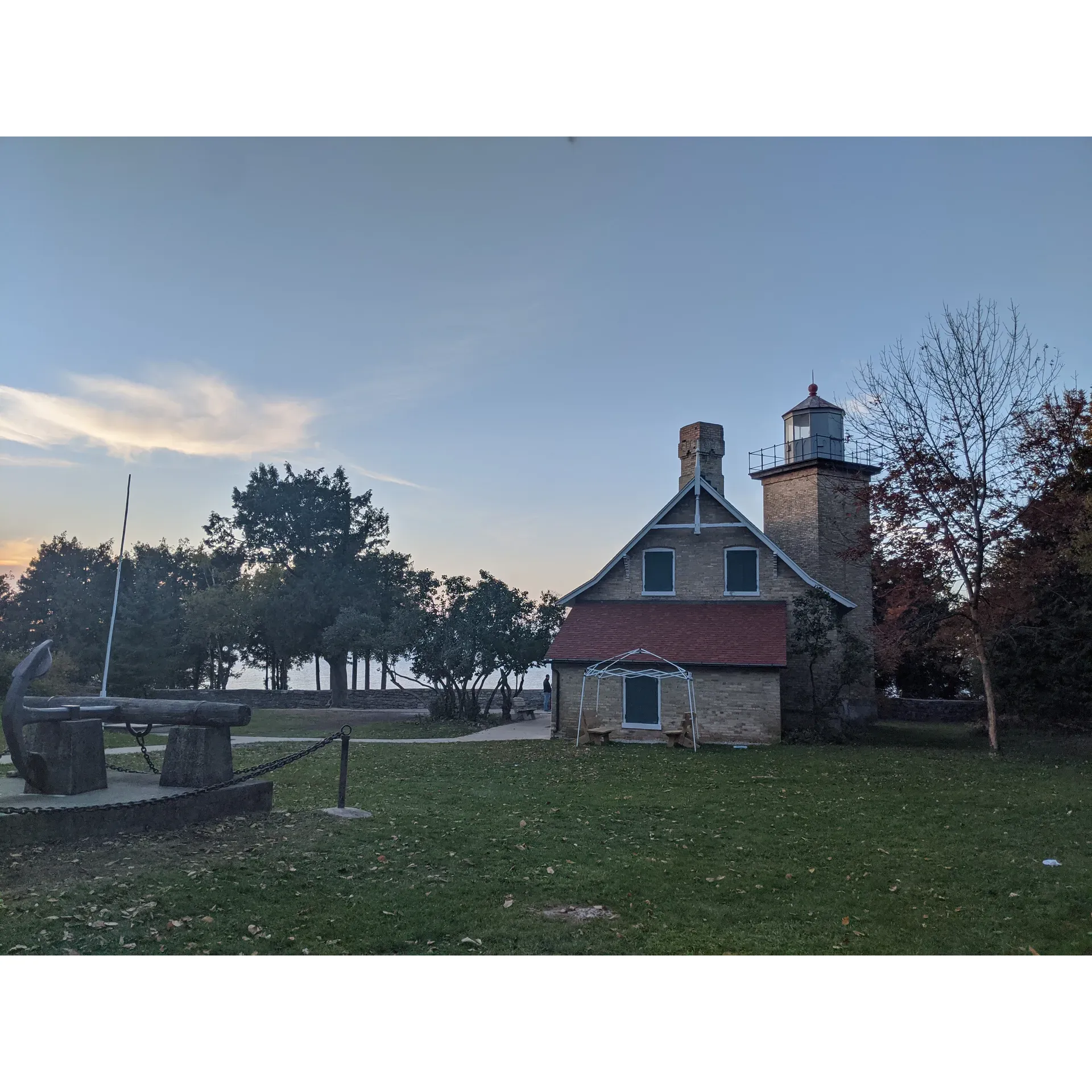 South Nicolet Bay Campground is a premiere outdoor haven where meticulous Camp Hosts take pride in maintaining pristine camp environments, ensuring a clean and safe experience for all visitors. This campground is a delight for enthusiasts eager to engage with nature, boasting a series of well-sized sites, complemented by modern conveniences including electrical hook-ups and multiple water spigots for cooking needs. The sense of community is fostered through frequent check-ins by the friendly camp staff, who are committed to preserving the campground's beauty and tranquility.

Experience the comforts of home with the availability of diverse restroom and shower facilities, allowing for a refreshing retreat after a day of adventure. South Nicolet Bay Campground is a veritable paradise for nature lovers, positioned conveniently close to sun-kissed beaches and enveloped by breathtaking landscapes. It is the perfect launchpad for exploration, with scenic trails like Eagle Bluff and Minnehaha within walking distance – trails that promise rewards of stunning fall colors and captivating vistas.

A family-friendly environment, this campground is not just a place to stay but a spot for creating lasting memories punctuated by invigorating hikes suitable for all ages. Visitors find their rhythm in the great outdoors, enjoying communal campfires and shared meals, all within the embrace of spacious sites that assure privacy and an element of seclusion.

As a highly desired destination for seasonal campers, with some guests returning for nearly three decades, South Nicolet Bay Campground is an emblem of cherished traditions and ongoing adventures. While reservations might require advance planning due to the campground's popularity, the possibility of securing a site on a short notice for shorter stays remains an option for spontaneous travel.

In the heart of Peninsula State Park, this Wisconsin gem highlights the best of the Midwest's natural splendor in every season. Returning guests eagerly anticipate summer's full bloom as well as the serene beauty of fall – a testament to the inviting allure of South Nicolet Bay Campground. Whether navigating by GPS or traversing park's roads, the journey to this destination is part of the adventure, leading to an outdoor escapade that beckons visitors to return year after year. Description by ChatGPT.