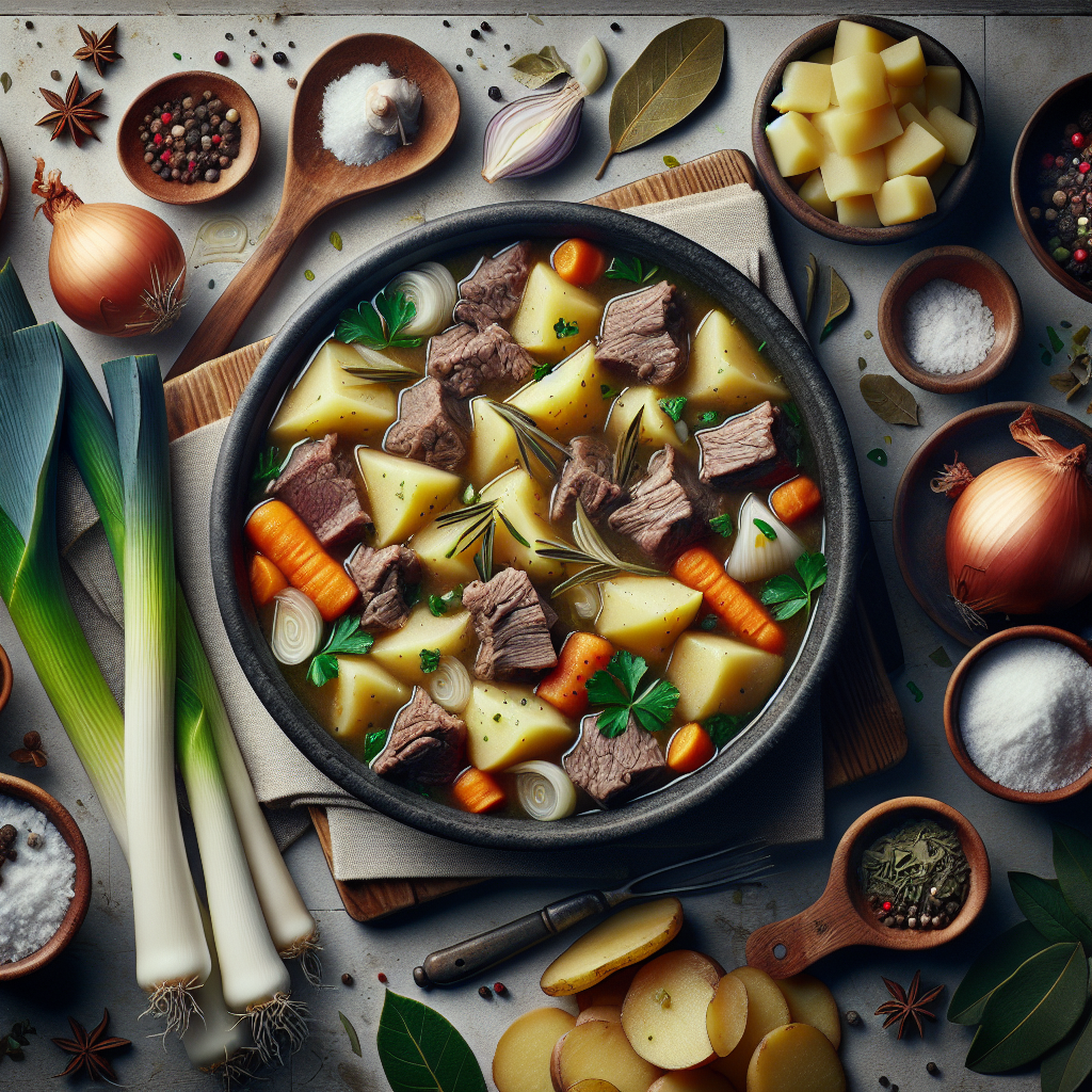 Welsh Cawl is a hearty soup that hails from Wales, known for its comforting qualities and simplicity. This traditional dish typically includes either lamb or beef as the protein base, combined with nutrient-rich vegetables such as leeks, potatoes, and carrots.