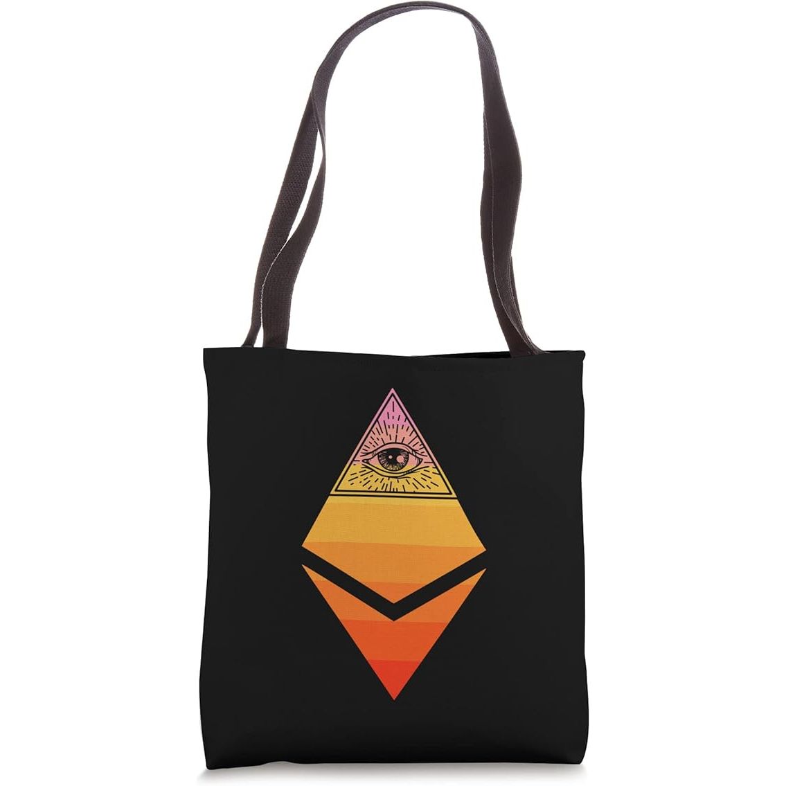 Funny Conspiracy Retro Ethereum Blockchain Crypto Trader Tote Bag image