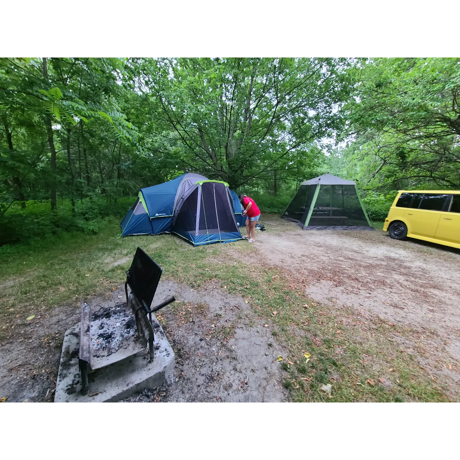 Fox Den Campground is an idyllic retreat for outdoor enthusiasts looking to enjoy a tranquil setting amid nature. With spacious and level spots, the campground caters to both tent campers and RV owners, offering ample room for camping with one or two vehicles. The layout is thoughtfully designed to provide a mix of sun and shade, with some campgrounds offering more privacy for those seeking a serene experience, while others are more open, allowing for socializing and enjoying the landscape.

The convenience and reliability of the facilities at Fox Den Campground have been consistently praised by guests, who appreciate the dependable power supply and the sizable, clean, and well-maintained camping spots. Moreover, the campground’s proximity to the Fox Lake train station is a boon for those wishing to explore Chicago, making it a perfect home base for urban adventures.

Among the campground's key attractions is the ease of access to the Chain O Lakes, where fishing and boating enthusiasts can indulge in their passions. While it’s noted that a nearby park may have a wider selection of boat rentals and dining options, the overall appeal of Fox Den Campground shines through the exemplary service and its alluring natural ambiance.

What sets Fox Den Campground apart is the warmth and dedication of its staff. Visitors have highlighted the outstanding hospitality and the friendly, "salt of the earth" nature of those who work at the park, ensuring every encounter is pleasant and each guest's needs are attentively met. This community of welcoming and respectful staff, combined with the friendly atmosphere among fellow campers, crafts an environment where everyone can enjoy their privacy or partake in the communal spirit.

For those seeking a memorable outdoor getaway filled with joyous moments and natural charm, Fox Den Campground emerges as a repeat destination. With its inviting landscape and admirable camping facilities, guests are not only highly satisfied but also find themselves returning to relive the exceptional experience offered by this cherished campground. Description by ChatGPT.