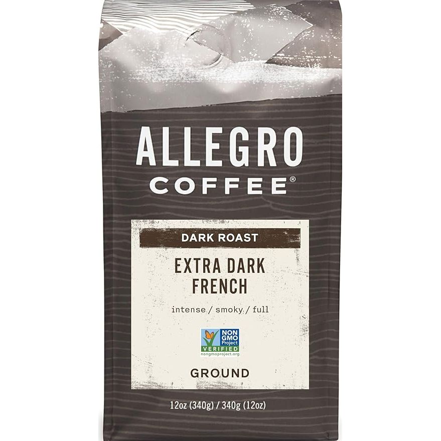 Allegro Coffee Extra Dark French Roast Ground Coffee is a bold and rich coffee option for those who enjoy a deep, intense flavor profile. This coffee is made from high-quality Arabica beans sourced from sustainable farms around the world, ensuring a premium and environmentally friendly product.