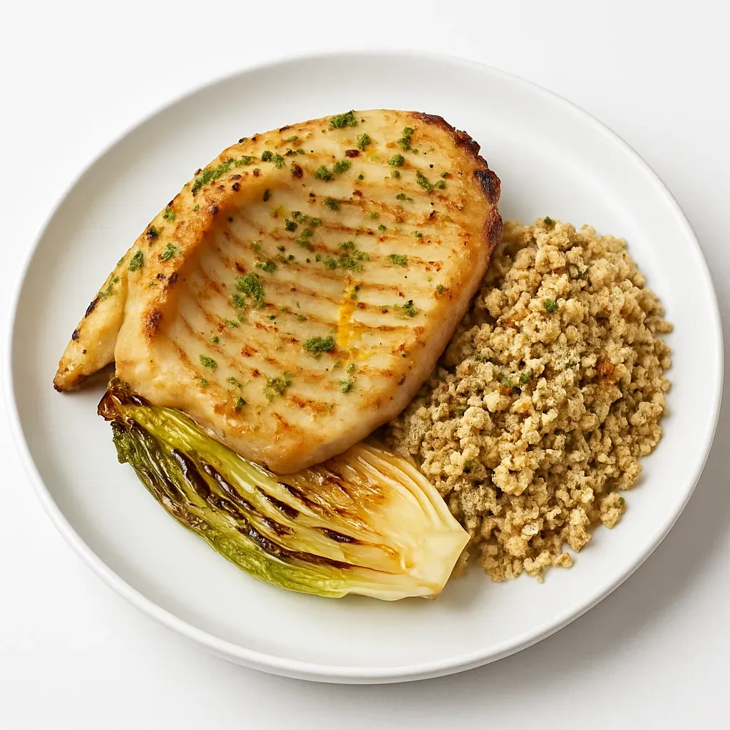 Experience the vibrant flavors of the Amazon with this exquisite dish featuring roasted Tambaqui fish, accompanied by charred Chinese cabbage and a crunchy Brazil nut farofa. Rooted in Brazilian cuisine, this is a celebration of regional ingredients elevated by modern cooking techniques.