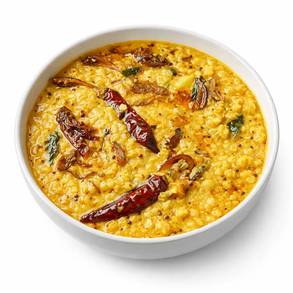 A rich and creamy Dhal Curry from Sri Lanka, perfect for a comforting vegetarian or vegan meal. This dish showcases aromatic spices and is quick to prepare, making it an ideal choice for busy weeknights or a delightful side dish on weekends.