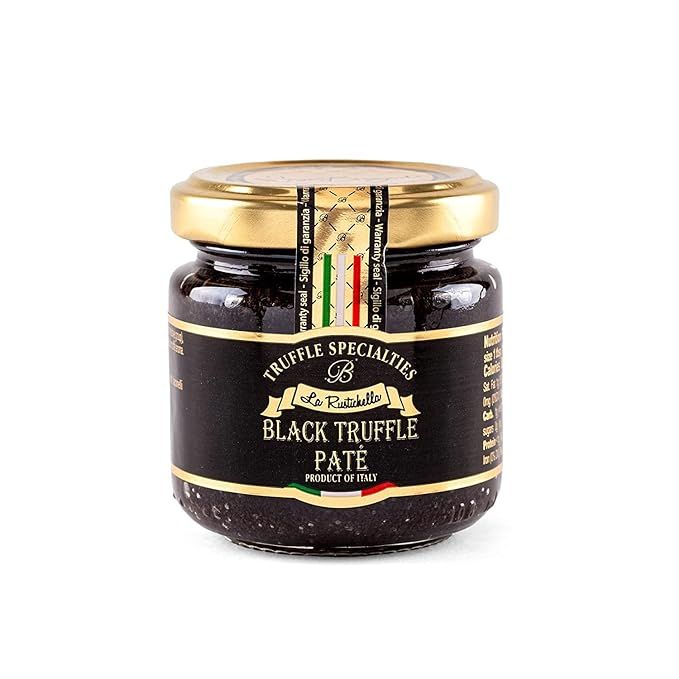 La Rustichella's Black Truffle Patè is a delicious and luxurious spread made in Italy from high-quality black truffles. Each jar contains 3.17 oz (90 gr) of pure truffle goodness, perfect for adding a touch of decadence to your dishes.