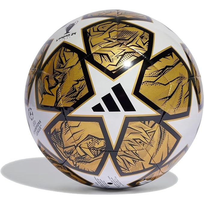 The adidas UCL Club Soccer Ball is an official replica of the balls used in the UEFA Champions League tournament. This ball features the iconic star panel design that is synonymous with the Champions League, giving players a true feel of the competitive tournament.