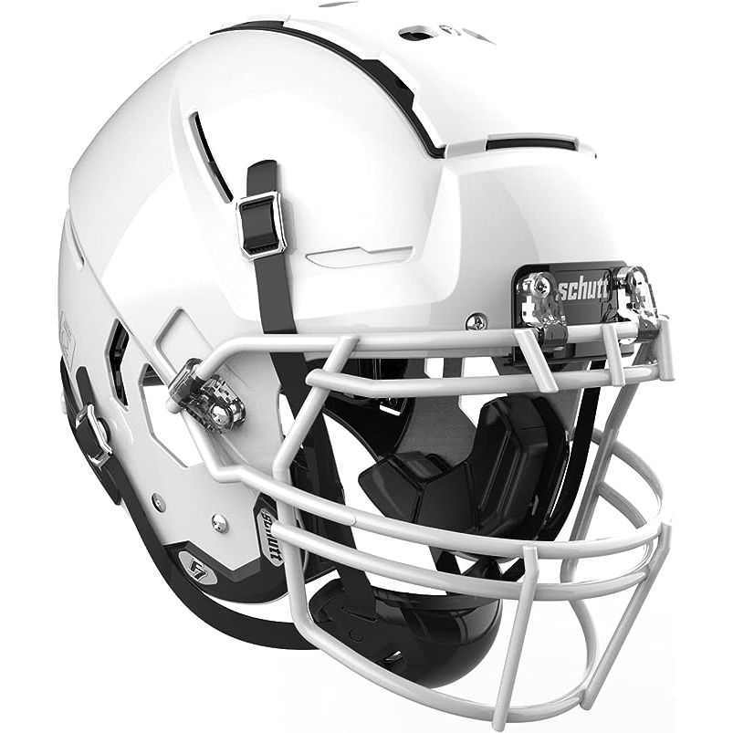 The Schutt F7 VTD Collegiate is a high-performance football helmet designed for collegiate-level play. It features the latest technological advancements to provide maximum protection and comfort for the wearer. The helmet is constructed with a TPU cushioning system that absorbs impact and reduces the risk of head injuries.