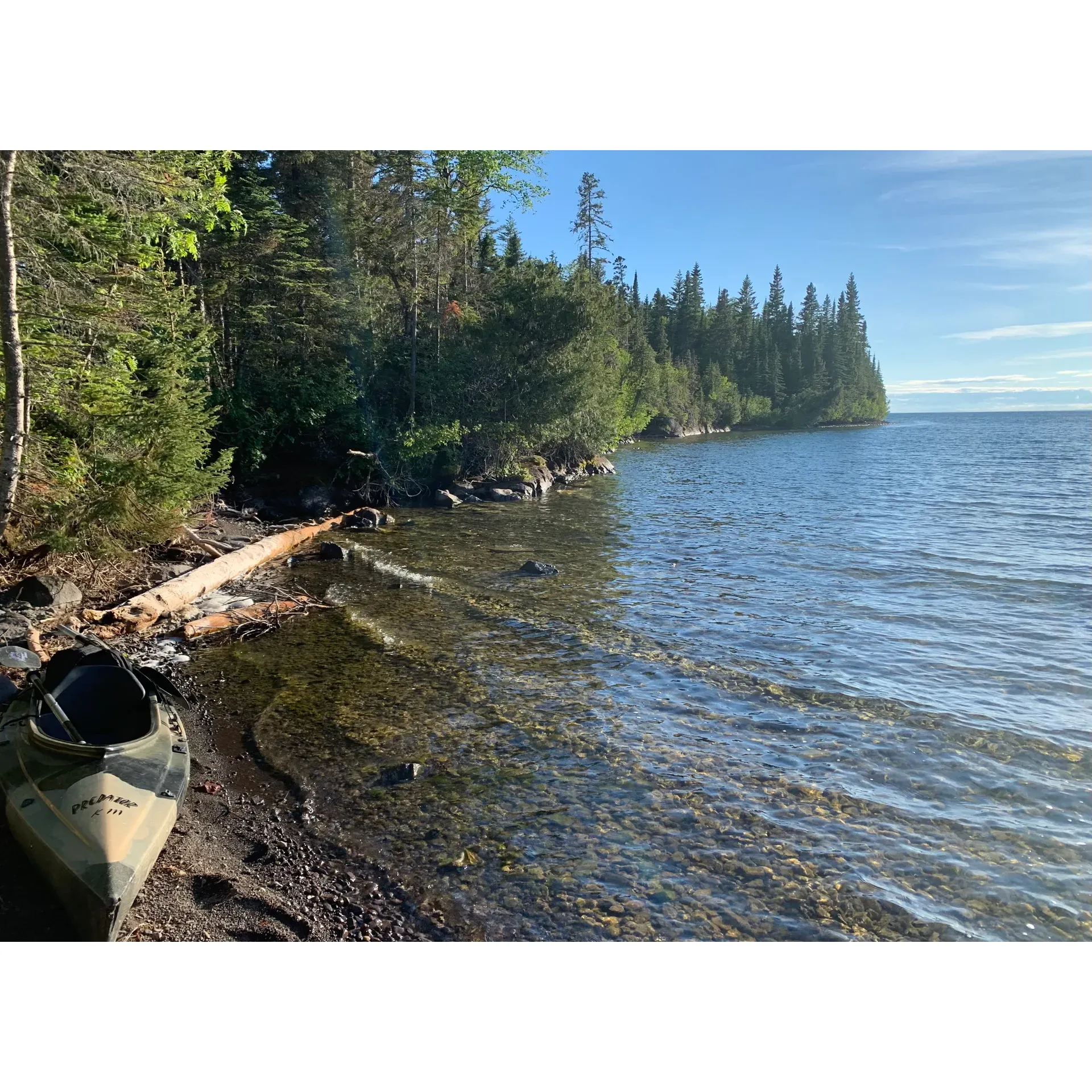 Located in a picturesque setting, Pickerel Cove Campground offers a serene and inviting atmosphere for outdoor enthusiasts seeking a tranquil escape. This charming campsite presents an intimate experience with its smaller size, ensuring guests feel a sense of privacy and connection with nature.

With its prime facing toward the northwest, campers can delight in breathtaking sunsets painting the sky with vibrant hues as they unwind in this peaceful enclave. The exposed side enhances the view, making it a perfect spot for photographers and nature lovers to capture scenic landscapes and experience the calming effects of an open vista.

Pickerel Cove Campground is an ideal destination for those looking to immerly themselves in the great outdoors without the hustle of larger, more crowded facilities. Its quiet ambiance is perfect for a restorative retreat, with the gentle sounds of the surrounding wilderness providing a soothing backdrop for relaxation.

Whether you're looking to pitch a tent under the stars, explore local trails, or simply enjoy the calmness of an undisturbed environment, Pickerel Cove Campground promises an enjoyable and restful outdoor experience. Description by ChatGPT.