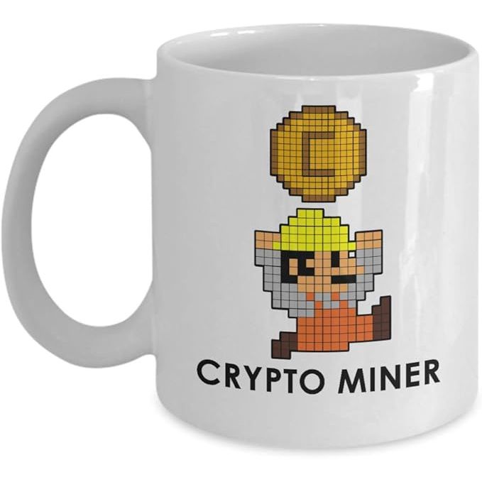 This cute and practical gift idea is the perfect way to show your support for the crypto community or to treat yourself to a fun and stylish accessory for your morning coffee or tea. The mug is dishwasher safe for easy cleaning and is microwave safe for convenient heating of your favorite beverages. Whether you're a seasoned crypto investor or just starting out, this mug is a great way to add a touch of fun to your daily routine.