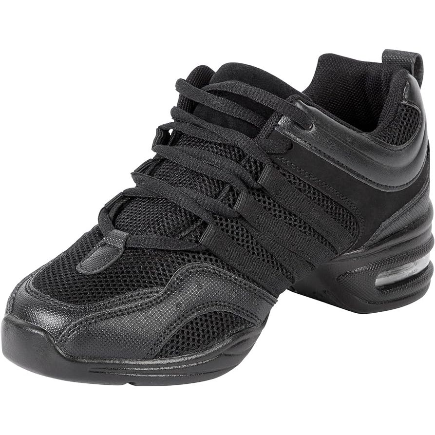 Women's Jazz Shoes Lace-up Sneakers are designed specifically for jazz dance routines and performances. These shoes typically feature a lace-up design for a secure fit and a split sole for flexibility and ease of movement.