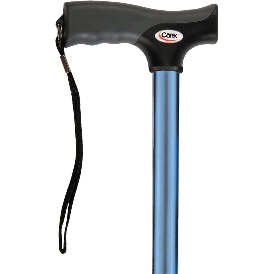 The Carex Soft Grip Walking Cane is a durable and reliable mobility aid designed to provide support and stability for individuals with mobility issues. This cane is height adjustable, making it suitable for users of different heights. The soft cushion handle is latex-free, providing a comfortable grip and reducing strain on the hands and wrists.