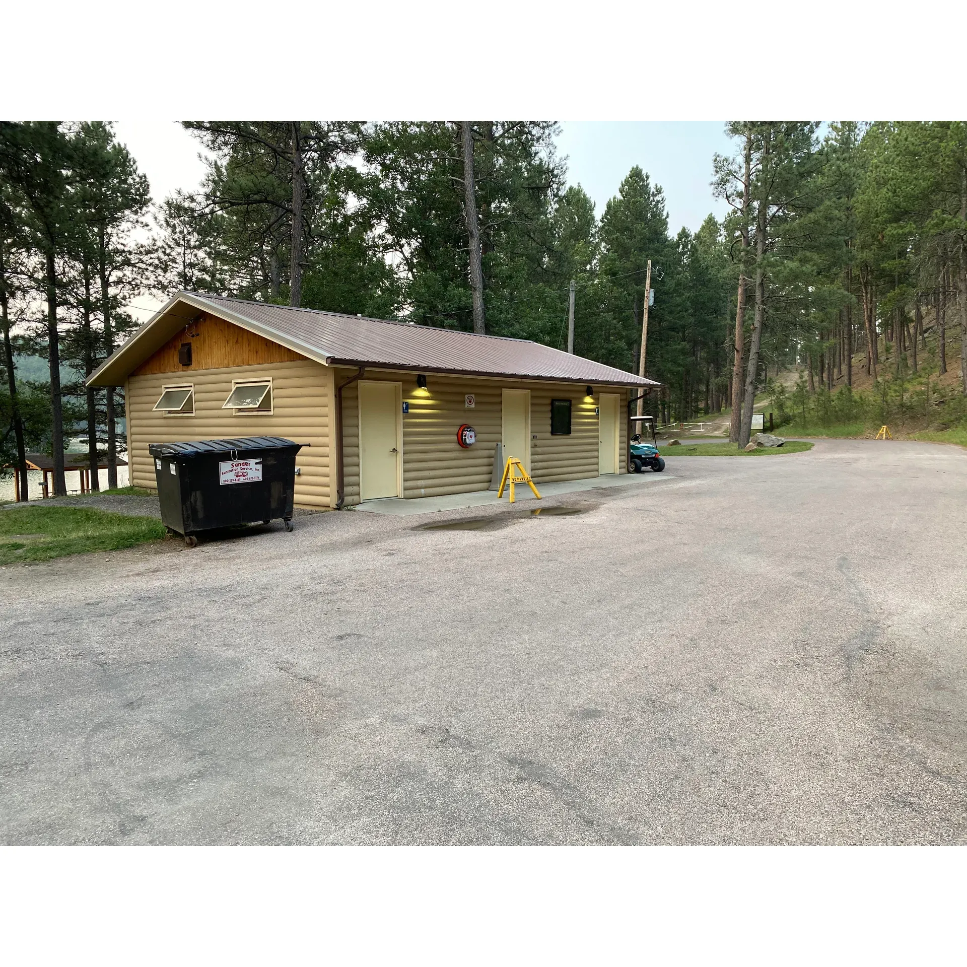 Center Lake Campground offers a serene and picturesque escape into the great outdoors, providing adventurers and families alike a chance to forgo the distractions of modern life and immerse themselves in nature's tranquility. With impeccable sites like the highly sought-after site 45, campers are treated to a flawless camping experience, complete with life-long memories under the canopy of stars.

The calm waters of the neighboring lake create an idyllic setting for a variety of water sports, including kayaking and paddleboarding. Not only is the lake a splendid spot for camping enthusiasts, but it is also a hub of activity and natural beauty where wildlife roams freely, offering a unique chance to connect with the environment.

Campground hosts extend a warm welcome, ensuring all guests have everything they need for a comfortable stay, from verifying reservations to providing state park guides filled with exciting activities. Despite the intentionally limited cell coverage to enhance the experience of disconnecting, an emergency phone is available for peace of mind.

The campground is praised for its clean and well-maintained facilities, including a bathhouse with warm showers located conveniently by the lake. While there are no flush toilets in the bathhouse, the vault toilets are kept immaculate, offering a rustic yet tidy aspect to the camping experience.

Beyond the bounds of the campsite, explorers will find a myriad of attractions just a short drive away, promising even more opportunities for adventure and exploration. Highly recommended by seasoned outdoor enthusiasts, Center Lake Campground stands as one of the premier family-friendly destinations in the area.

Immaculately maintained and brimming with natural charm, this campground is a treasure for those looking to relish the simplicity of outdoor living and create unforgettable moments amidst a beautiful, undeveloped landscape. Description by ChatGPT.