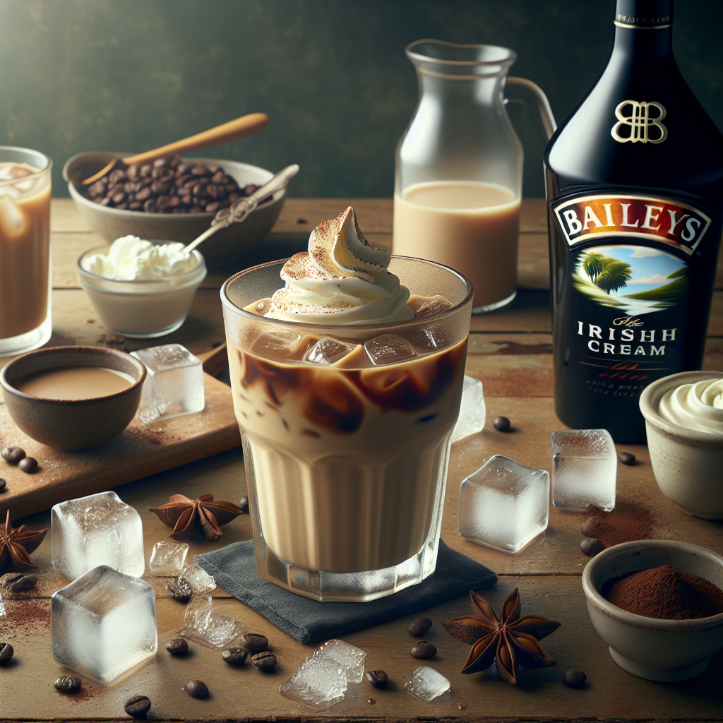 Iced Baileys Coffee is a refreshing and indulgent beverage perfect for warm weather or as a delightful after-dinner treat. This drink combines the rich, bold flavors of freshly brewed coffee with the creamy sweetness of Baileys Irish Cream.