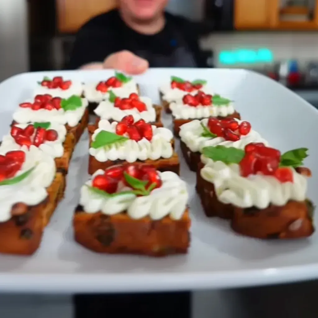 Fruit Cake & Cream Cheese Toast image