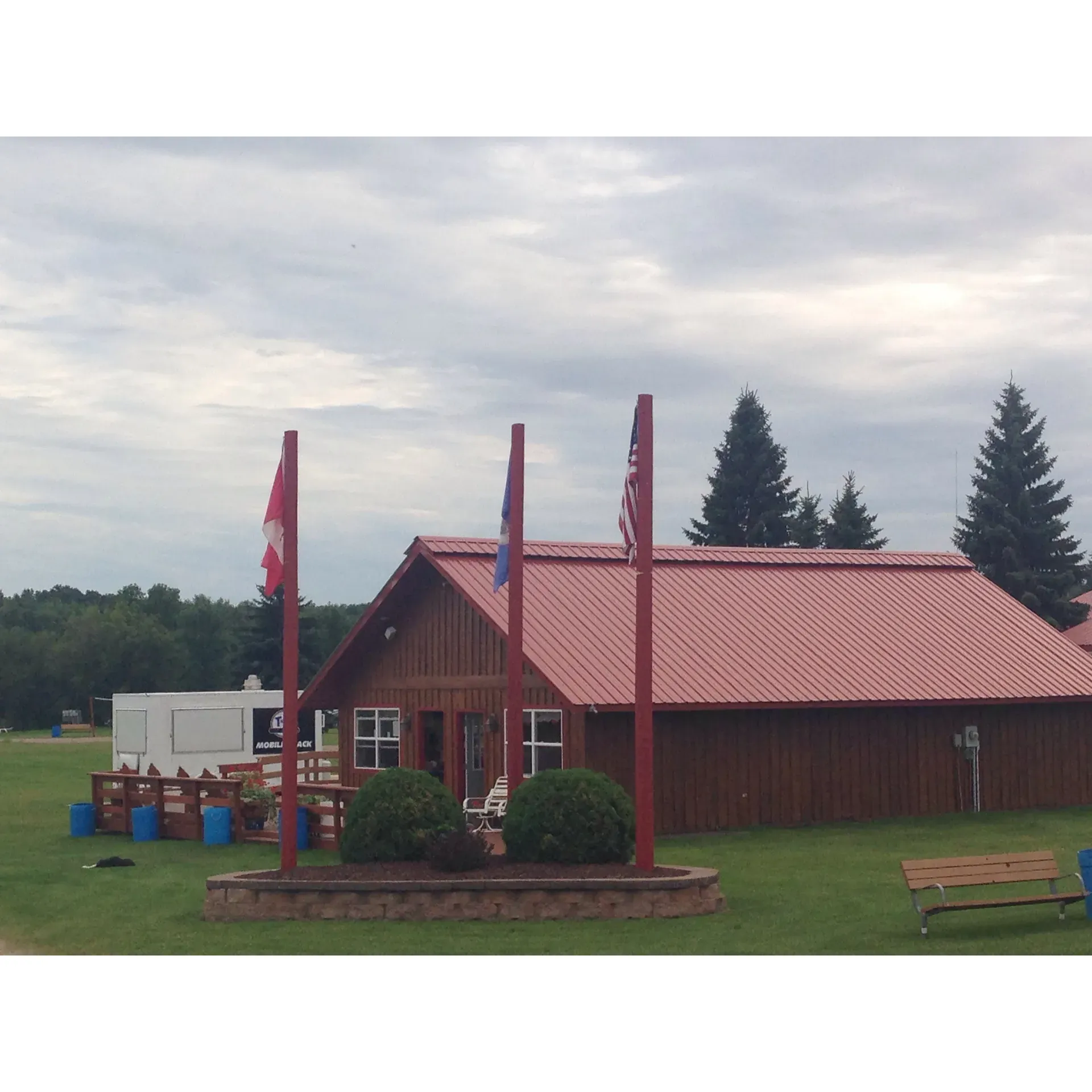 Voyageur's View Campground offers an idyllic outdoor experience, seamlessly blending the thrill of river adventures with the comfort of well-maintained amenities. Pristine, regularly serviced bathroom facilities add to the convenience of your stay, ensuring a comfortable and hygienic environment throughout the campground. Every campsite is attentively serviced with daily garbage collection, reflecting our commitment to cleanliness and environmental stewardship.

One of the most exhilarating attractions of this campground is its exceptional river tubing experience, which has been a highlight for numerous families and adventurers. It's perfect for all ages, from exuberant children to adults seeking a leisurely float down the river. With options to bring personal tubes or rent directly from the hosts, and even the availability of a cooler tube, guests are fully equipped for a day of sun-kissed fun.

The campground is a haven for families, offering the warmest of welcomes to visitors of all generations. Whether it’s introducing the excitement of tubing to young children or ensuring a memorable summer trip for repeat visitors, the experiences crafted here are fondly cherished and eagerly anticipated each season. The friendly staff is always on hand, providing service that goes above and beyond, from facilitating the perfect campsite to offering thoughtful advice and assistance.

Accommodating the needs of our campers is paramount; the campground offers amenities such as a wood truck for those cozy night-time campfires and enhanced electrical hook-ups to cater to the modern camper's needs. Sites are diligently patrolled by security to ensure a safe and secure environment, allowing guests to relax fully into their natural surroundings.

With waterfront sites that boast spectacular views, the picturesque setting is the perfect backdrop for making lifelong memories. Highly acclaimed by visitors near and far, including our cherished Canadian neighbors, Voyageur's View Campground is regarded as a premier destination for those seeking an unmatched camping and tubing adventure. It's a place where nature's splendor and exceptional hospitality converge, promising extraordinary experiences and urging guests, both old and new, to return season after season. Description by ChatGPT.