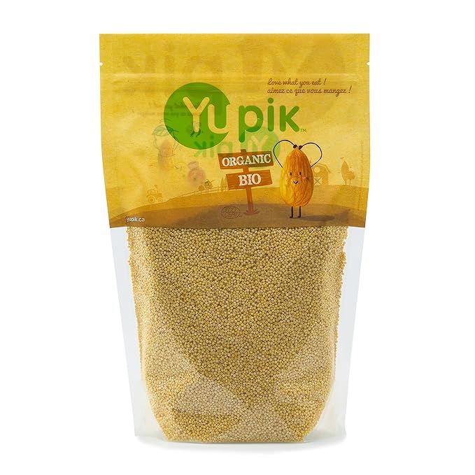 Yupik Organic Hulled Millet is a high-quality grain product that is rich in essential nutrients and is known for its versatility in cooking. Millet is a gluten-free grain that is packed with vitamins, minerals, and antioxidants, making it a healthy choice for those looking to incorporate more whole grains into their diet.