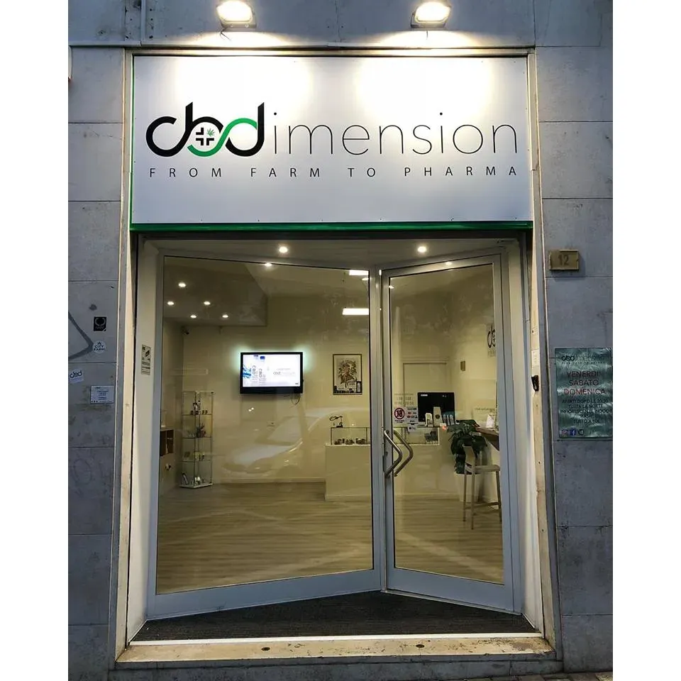 Discover a haven of premium CBD delights in the bustling city of Pescara at Cbdimension, where guests are consistently impressed by the extensive selection and quality of CBD-related offerings. Immerse yourself in an environment where the enthusiasm and knowledge of the staff enhance your experience as they expertly guide you through a well-appointed array of CBD products, from the highest-quality CBD weeds to specialized items like hydrating and smoothing face creams.

Committed to customer satisfaction, the team at Cbdimension is celebrated for their friendly demeanor and readiness to attend to customer requests, ensuring a personalized and educational shopping journey. Whether you're a discerning enthusiast or new to the benefits of CBD, the attentive service here is tailored to provide support and information catered to your level of expertise.

Cbdimension stands out in the Pescara market, not only for its competitive pricing but also for being a beacon of excellence in product selection. Locals and visitors alike highly recommend this establishment, marking it as a top destination for those on the lookout for top-tier CBD oils or simply exploring the soothing realm of light cannabis. It's the combination of exceptional customer care and superior product array that makes Cbdimension a shining leader in the CBD retail landscape. Description by ChatGPT.