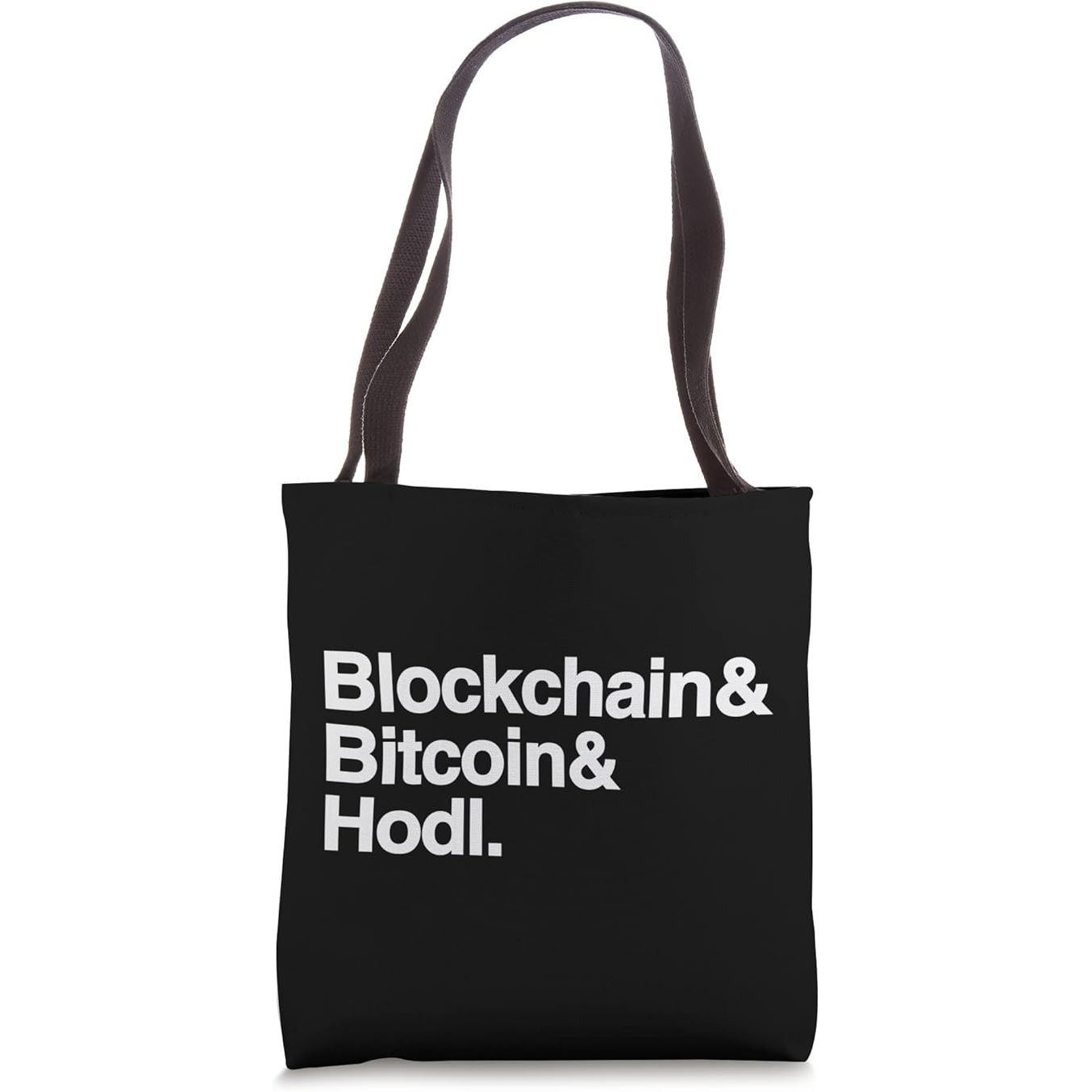 Blockchain & Bitcoin & HODL Tote Bag image