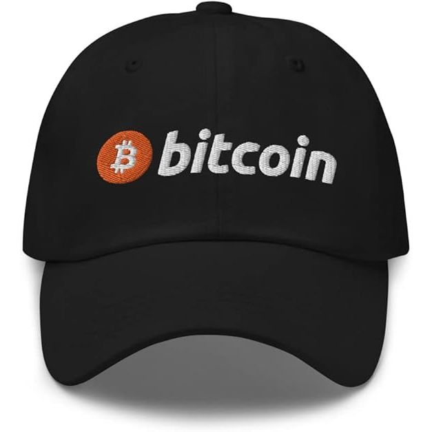 Bitcoin Logo BTC Cryptocurrency Trader Investor HODL Crypto Adjustable Hat image