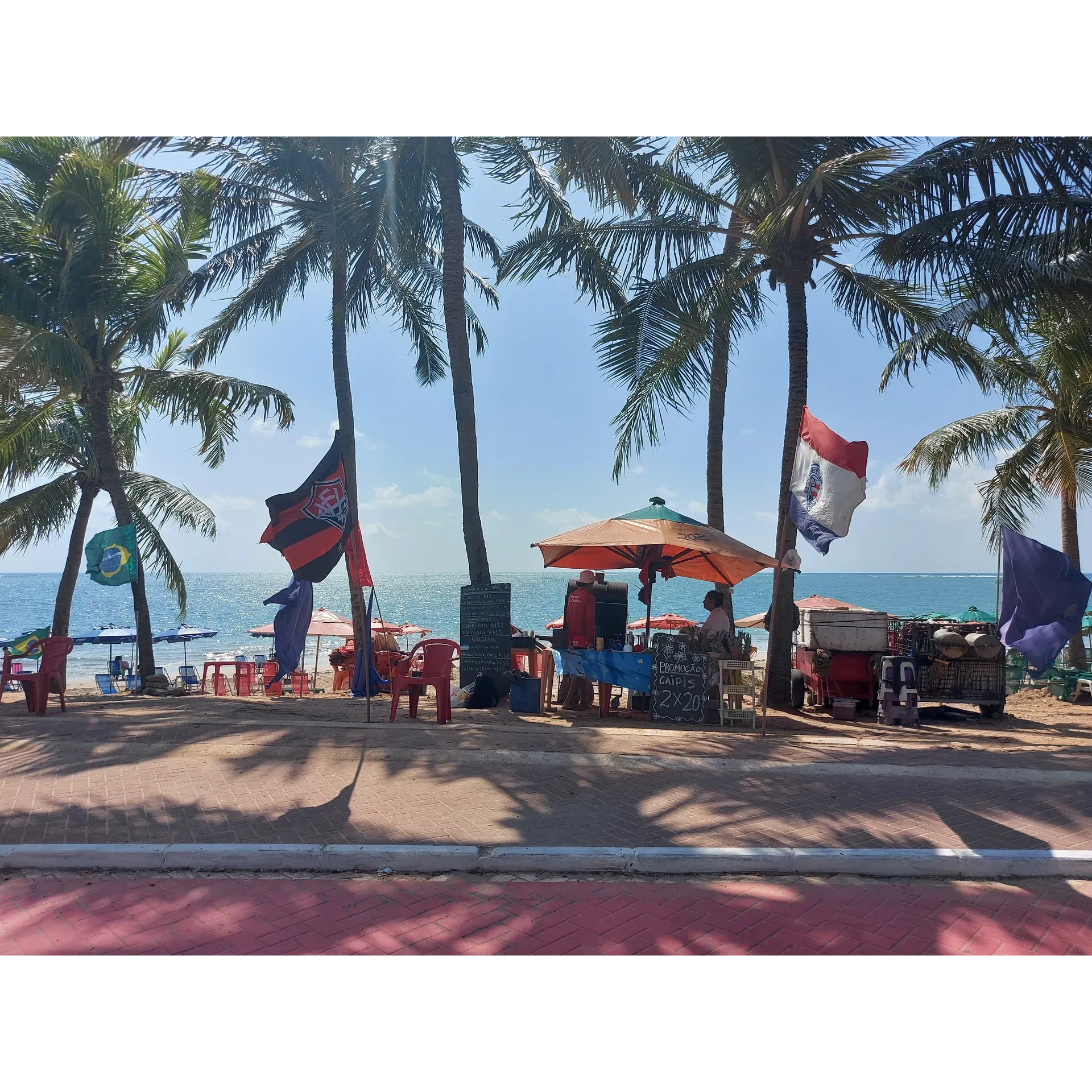 Barraca do Cristian emerges as a delightful haven for visitors and locals alike, seeking an authentic and friendly atmosphere in the heart of Maceio. Renowned for its excellent prices and the magnetic personality of its cool boss, this establishment has quickly become a favorite among those who appreciate a combination of value and vibrant energy.

Upon arrival, guests are greeted by the welcoming presence of Claudia, whose divine attention to detail and genuine warmth create an inviting and comfortable ambiance. The excellent service provided by her and the staff ensures a memorable experience for every patron.

Standing out as the best barraca in the area, Barraca do Cristian offers a selection of delectable fares and refreshments to cater to diverse tastes, all while maintaining a laid-back and congenial vibe. It's a place where the confluence of great attention, wonderful atmosphere, and accessible pricing come together to deliver an exceptional and joyful experience for those who step through its welcoming threshold. Description by ChatGPT.