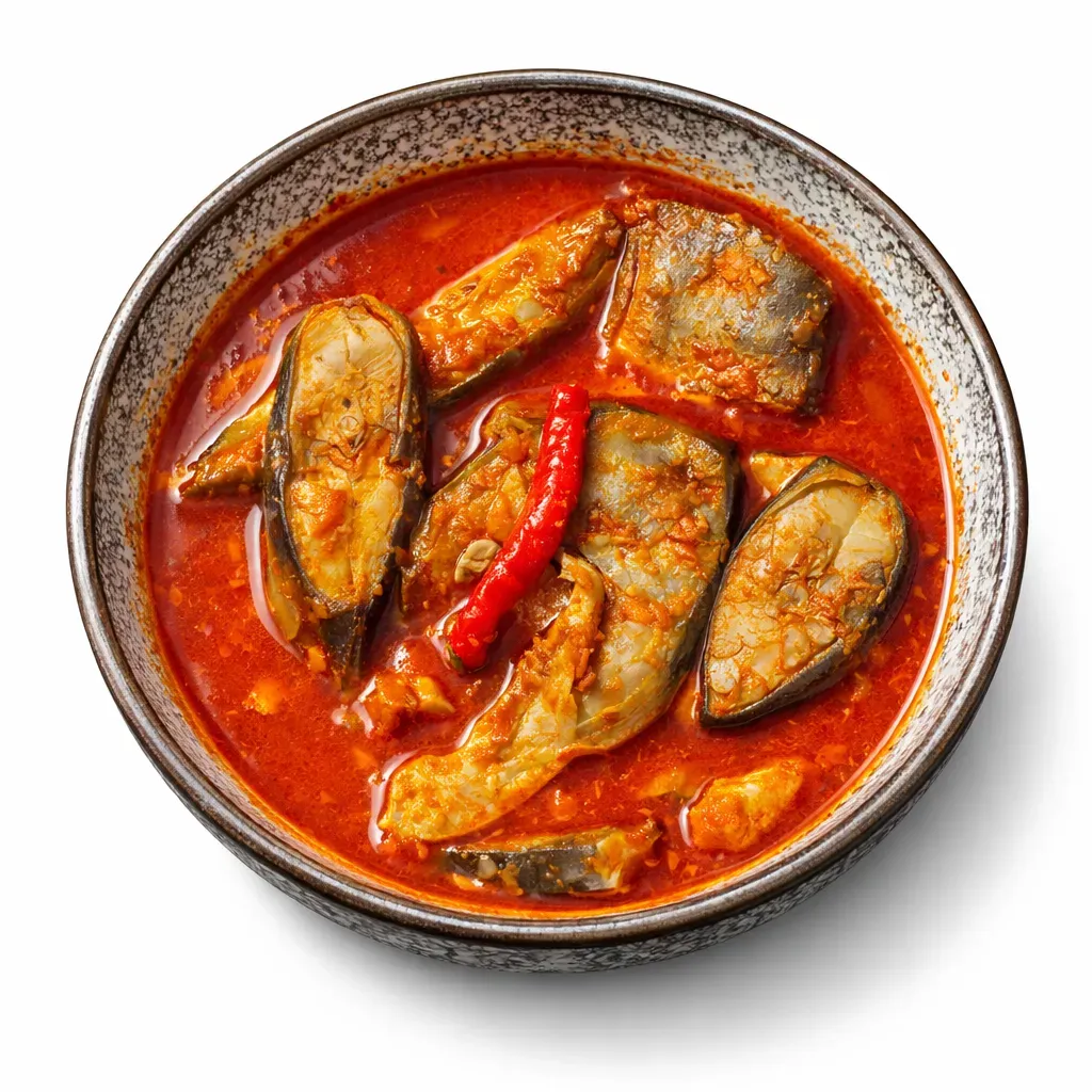 A comforting and spicy fish stew popular in the Balkans, known for its flavorful use of paprika.