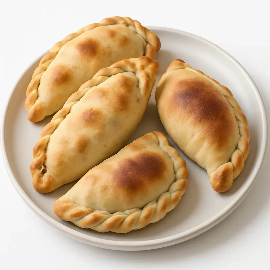 Experience the rich culinary tradition of Argentina with these savory pastries filled with seasoned flank steak, onions, green onions, and hard-boiled eggs, all tucked inside a flaky pastry.
