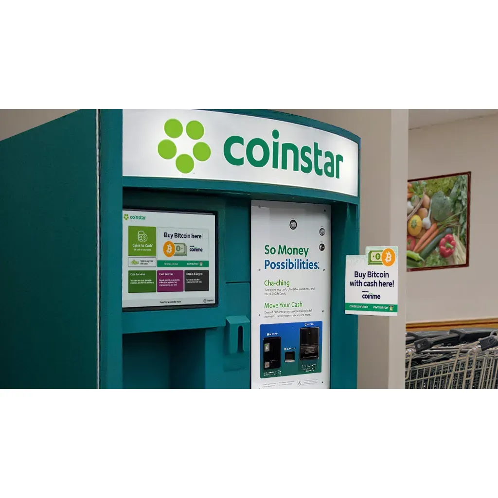 Coinstar Kiosk located at the Wal-Mart on 4810 Lapalco Blvd in Marrero, LA 70072, is a convenient and easy way to buy and sell Bitcoin. This Bitcoin ATM allows users to exchange cash for Bitcoin and vice versa, providing a simple and accessible way to enter the world of cryptocurrency. The Coinstar Kiosk is located inside the Wal-Mart store, making it a convenient option for those looking to quickly and securely buy and sell Bitcoin.

Customers can use the Coinstar Kiosk at the Wal-Mart in Marrero to purchase Bitcoin with cash or sell Bitcoin for cash. The process is straightforward and user-friendly, with step-by-step instructions displayed on the screen. Additionally, users can track the market value of Bitcoin in real-time at the kiosk, ensuring they are making informed decisions when buying or selling. With its location inside a popular retail store, the Coinstar Kiosk at Wal-Mart provides a reliable and accessible option for those looking to transact in Bitcoin. Description by ChatGPT.