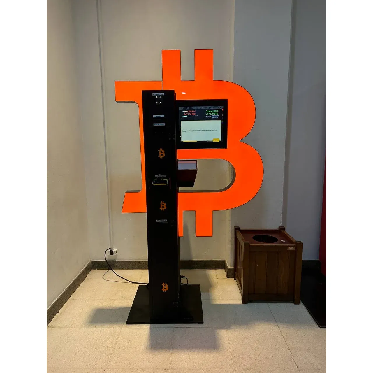 Bitcoin ATM - Caixa Bitcoin - Shitcoins.club is a cryptocurrency ATM located in Shopping Metrô Boulevard Tatuapé in São Paulo, Brazil. This ATM allows users to buy and sell Bitcoin using cash. It provides a convenient and secure way for individuals to access the cryptocurrency market without the need for a bank account or online exchange.

At this ATM, users can instantly purchase Bitcoin using Brazilian Real (BRL) or sell their Bitcoin for cash. The machine offers competitive rates and allows for quick and easy transactions. Users can simply insert cash into the machine, scan their Bitcoin wallet QR code, and complete the transaction within minutes.

Bitcoin ATM - Caixa Bitcoin - Shitcoins.club is a popular choice for those looking to quickly and easily trade Bitcoin in a convenient location. The ATM is located at R. Gonçalves Crespo, 78 in the Tatuapé neighborhood of São Paulo, making it easily accessible to residents and visitors of the area. Description by ChatGPT.