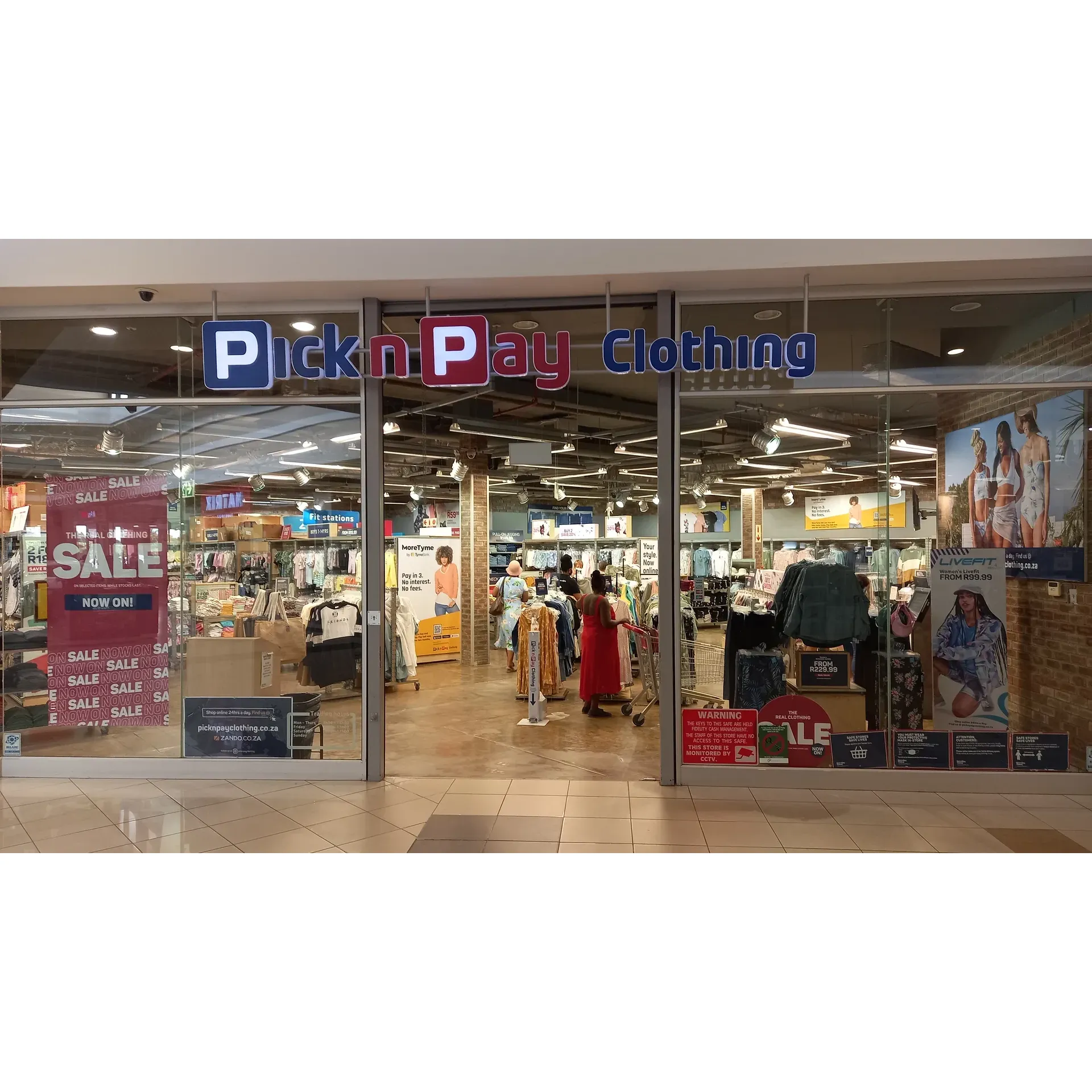 Pick n Pay Clothing in Richards Bay has carved out a reputation as a prime destination for shoppers in search of a diverse range of fashion choices. With a commendable selection that caters to various preferences, whether you're someone who enjoys basking in the summer sun in the latest swimwear or prefers more conservative attire, this store offers options to suit any style. Customers consistently praise the spacious and relaxed shopping environment, often remarking on the comfort of browsing through neatly arranged aisles without the hassle of a crowded space.

The store's organization makes for an efficient and pleasant shopping journey, with visitors frequently noting the ease with which they can locate their desired items. Accompanied by a well-curated selection, Pick n Pay Clothing ensures that even the most discerning shoppers find something to match their taste, complemented by a stock that is both nice and selected.

Another highlight of the store is its team of very good staff. Shoppers appreciate the friendliness and cleanliness encountered throughout their visit, which is further enhanced by the serene and uncluttered atmosphere. The favorable conditions make it a top choice not just for occasional visits but also for customers looking to integrate their shopping into daily routines.

Emphasizing customer satisfaction, Pick n Pay Clothing in Richards Bay stands as a testament to quality service and a welcoming shopping experience for locals and visitors alike. Description by ChatGPT.