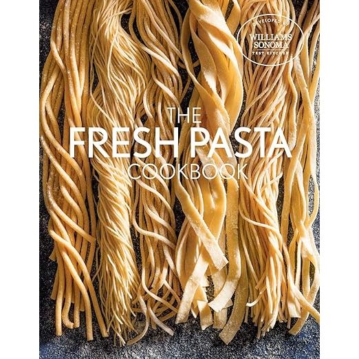 Embark on a culinary journey with the Fresh Pasta Cookbook by the celebrated Williams Sonoma Test Kitchen, your definitive guide to crafting sumptuous homemade pasta dishes.