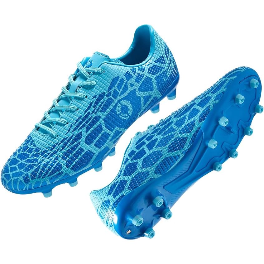 Men's soccer cleats, women's football shoes, and unisex outdoor rugby boots are all specialized footwear designed for specific sports. Soccer cleats feature cleats on the outsole to provide traction and stability on the field, while football shoes are typically designed with studs or molded cleats to improve grip on grass surfaces.