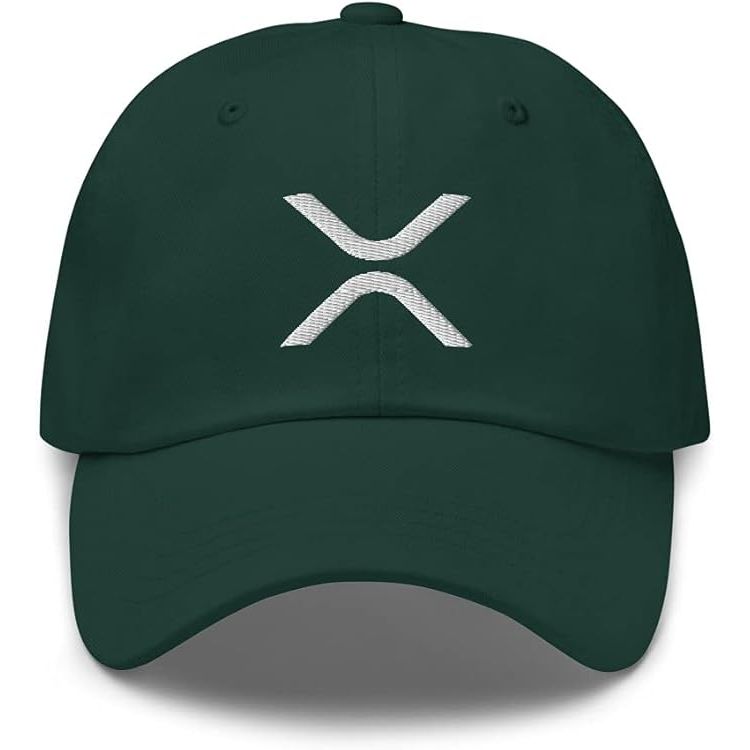 The XRP Crypto Embroidered Dad hat is a unique accessory for cryptocurrency enthusiasts. The hat features the XRP logo embroidered on the front, making it a stylish way to show support for the digital currency. The hat is designed in the classic dad hat style, with a curved brim and adjustable strap for a comfortable fit.