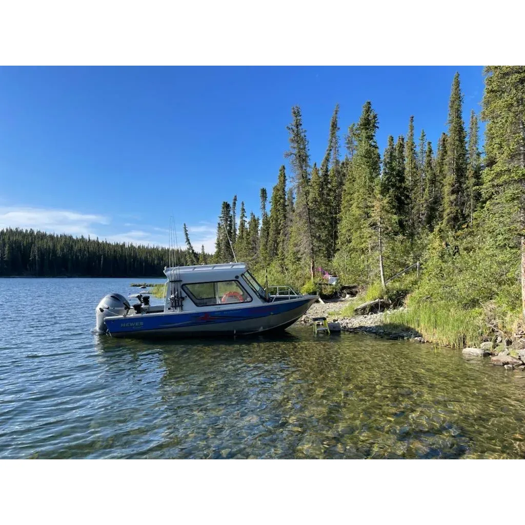 Aishihik Lake is a large glacial lake located in southwestern Yukon, Canada. It is situated within Aishihik Lake Provincial Park and is known for its stunning scenery and recreational opportunities. The lake spans an area of approximately 30 square kilometers and is fed by the Aishihik River.

The lake is a popular destination for fishing, boating, and camping, attracting outdoor enthusiasts from all over. The surrounding area is home to a diverse range of wildlife, including bears, moose, and various bird species. Visitors can enjoy hiking trails, birdwatching, and photography opportunities in the stunning natural setting of Aishihik Lake.

Aishihik Lake is also of cultural significance to the Champagne and Aishihik First Nations, who have a long history of traditional land use in the area. The lake holds spiritual and ceremonial importance to the First Nations people, making it a significant cultural site as well as a natural wonder. Description by ChatGPT.