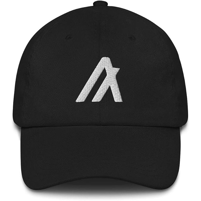 The Algorand Embroidered Dad hat is a piece of merchandise that represents the cryptocurrency ALGO and its underlying blockchain technology. ALGO is a digital currency that operates on the Algorand blockchain, which was created by Silvio Micali, a Turing Award-winning cryptographer. The blockchain is designed to be secure, scalable, and decentralized, allowing for fast and efficient transactions.

The dad hat is embroidered with the ALGO logo, making it a stylish way for cryptocurrency enthusiasts to show their support for the project. It is often worn by fans and followers of ALGO, as well as individuals who believe in the potential of blockchain technology to revolutionize the way we transact and interact in the digital age. The hat is a tangible representation of the community that has formed around ALGO and its mission to create a more inclusive and transparent financial system.

Overall, the Algorand Embroidered Dad hat serves as a symbol of the growing popularity and significance of ALGO within the cryptocurrency world. By wearing this hat, individuals can display their support for ALGO and the values it represents, while also showcasing their enthusiasm for blockchain technology and its potential to innovate and disrupt traditional financial systems. Description by ChatGPT.