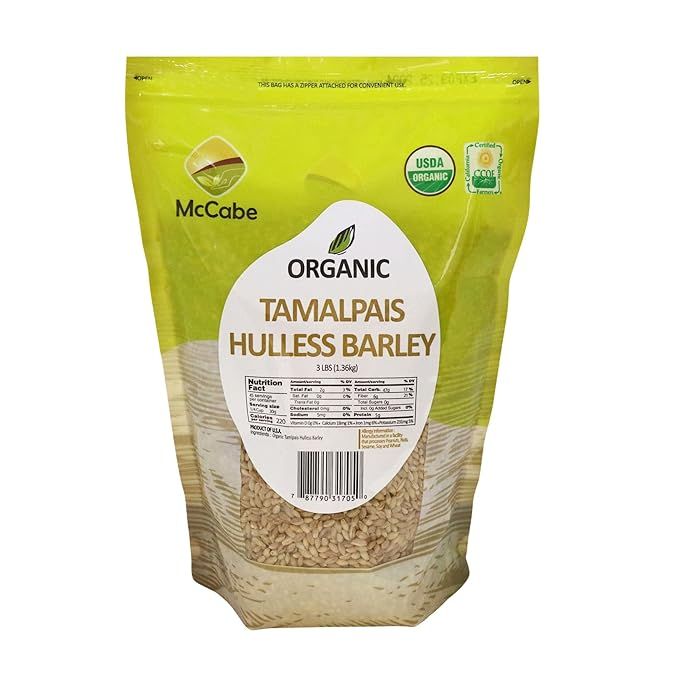 McCabe Organic Tamalpais Hulless Barley is a premium product that epitomizes the excellence of organic grains. Sourced from the fertile fields of Southern California, this barley is a true testament to quality and taste.