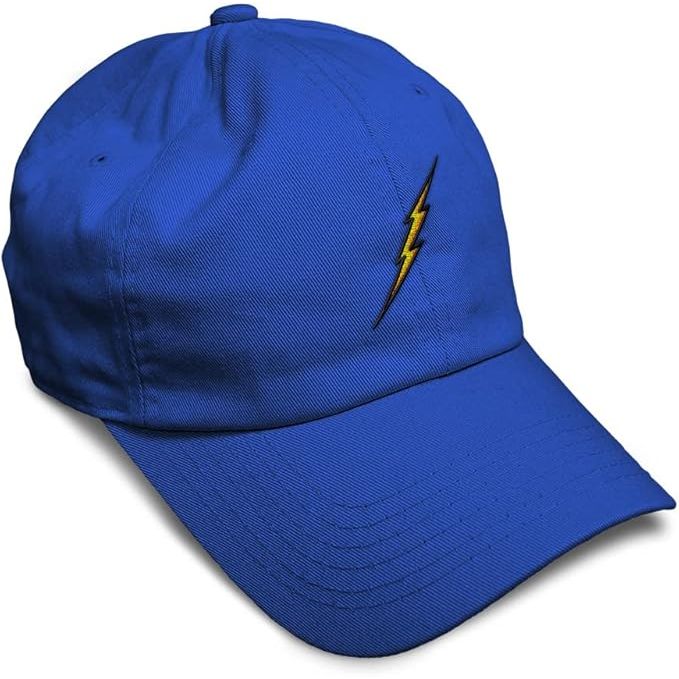 Soft Baseball Cap Lightning Bolt Embroidery Symbols Lightning Bolt Twill Cotton Dad Hats are a stylish and versatile accessory for both men and women. The hat is made of soft twill cotton material, making it comfortable to wear for extended periods of time. The lightning bolt embroidery on the front adds a trendy and edgy touch to the cap.