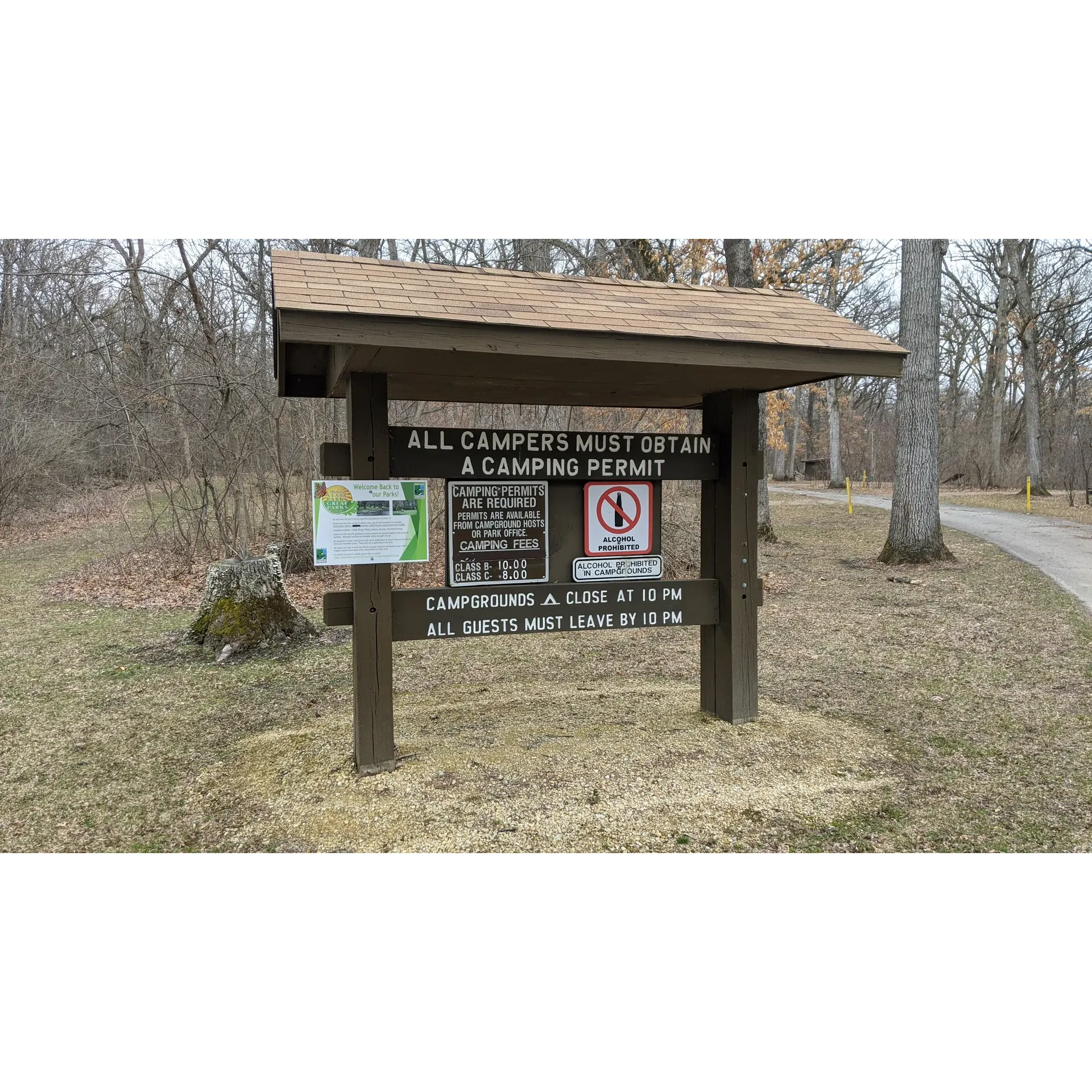 White Oak Campground offers a serene retreat for nature lovers seeking solace and outdoor adventure. The camp provides an affordable getaway at just $8 per night for walk-in sites, while the accessible drive-up spots are a mere $10 per night, making it an excellent choice for budget-conscious travelers. With the campground being particularly popular on weekends, it's a good idea for visitors to book in advance or choose midweek off-peak times for spontaneous trips.

Guests are greeted with well-maintained amenities, including one fire ring with an integrated grill on a hinge and a picnic table at each campsite, ensuring a comfortable and convenient outdoor experience. The presence of numerous latrines, stocked with toilet paper, alongside readily available trash cans and a water hydrant, reflects the campground's commitment to both guest comfort and environmental stewardship.

The expansive and beautifully forested site boasts a captivating 1-mile trail loop, perfect for hikers and nature enthusiasts to explore the local flora and fauna. For those in need of an RV hookup, the companion Lowden campsites located just across the street offer additional facilities tailored to RV campers.

Check-in is streamlined with the assistance of the friendly camp host stationed across at Lowden, who is there to facilitate a smooth start to your outdoor adventure. Despite the absence of posted photographs, the camp's charm has been captured by guests who have shared their images online, providing a glimpse into the delightful camping experience that awaits.

The spacious campsites surrounded by lush grasslands accentuate the feeling of tranquility that pervades the campground. Connectivity is not an issue for visitors, as excellent 4gLTE signal coverage ensures that guests can stay in touch with the outside world if they so choose.

With firewood available for purchase on-site, campers can enjoy the timeless pleasure of a crackling campfire under the stars. Those in search of a peaceful and autonomous retreat will find White Oak Campground to be an idyllic locale, where freedom and relaxation go hand in hand.

The campground's overall atmosphere is one of peacefulness, as echoed by satisfied visitors who commend the amiable host and measure their stays not by the days but by the relaxation and rejuvenation experienced. With a solid commitment to returning, guests of White Oak Campground look forward to their next visit, where the natural beauty and hospitality promise a delightful camping experience time and time again. Description by ChatGPT.