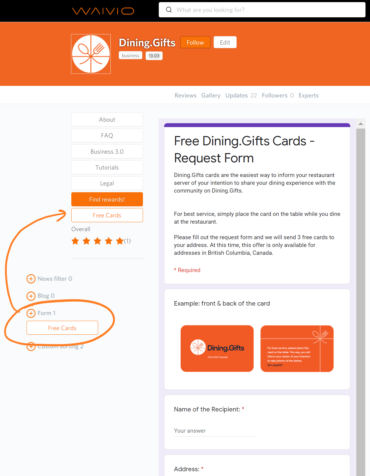 Waivio update: VIP tickets for new Hive accounts