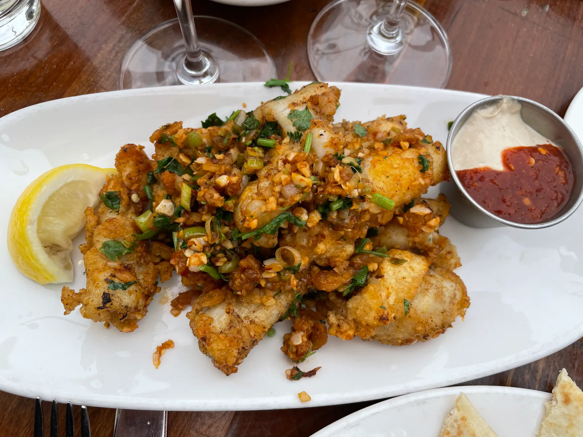 Review: Cardero's Restaurant, Signature Wok Squid