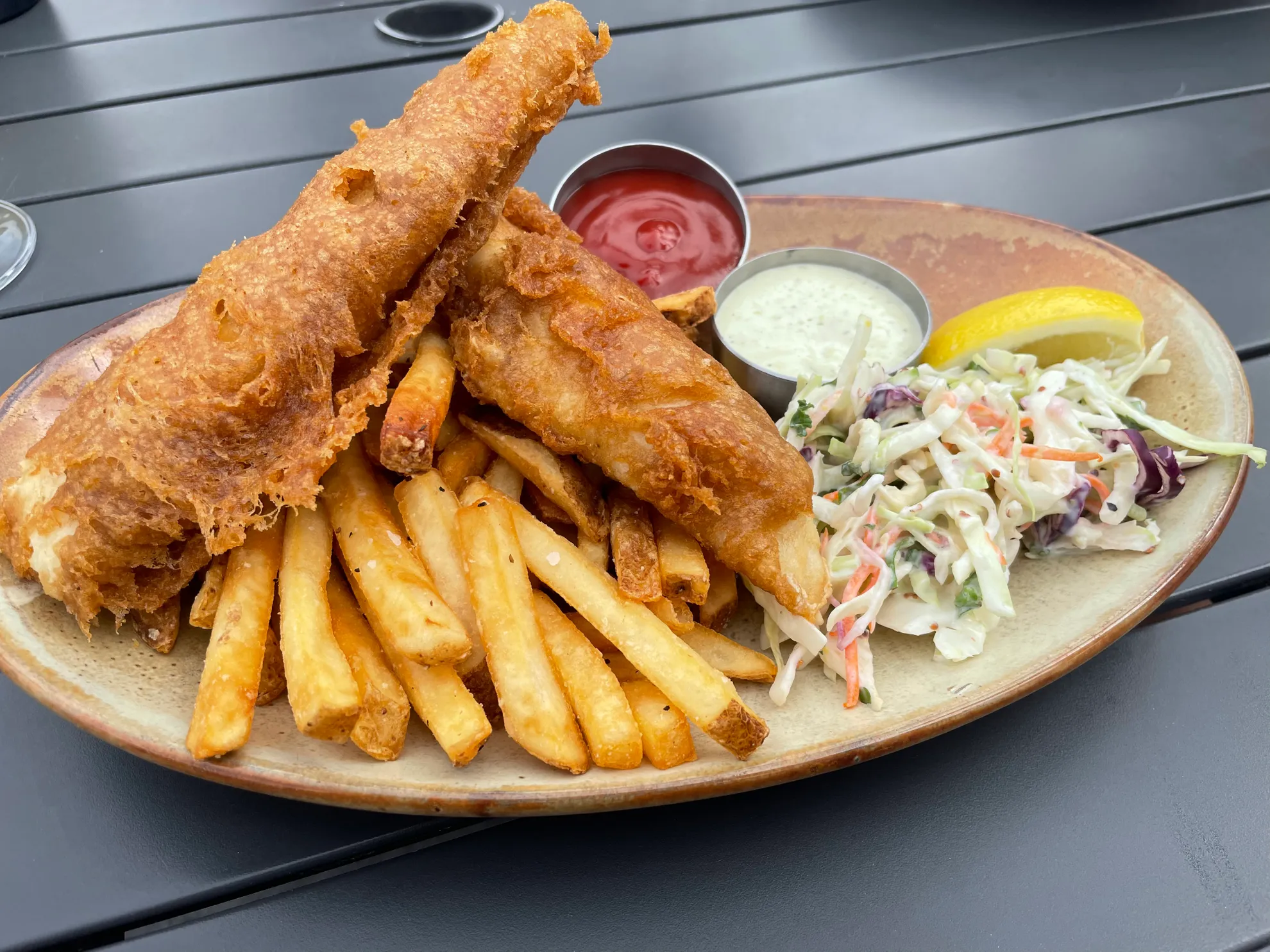 Review: Range Lounge & Grill at Predator Ridge Resort, Fish & Chips 