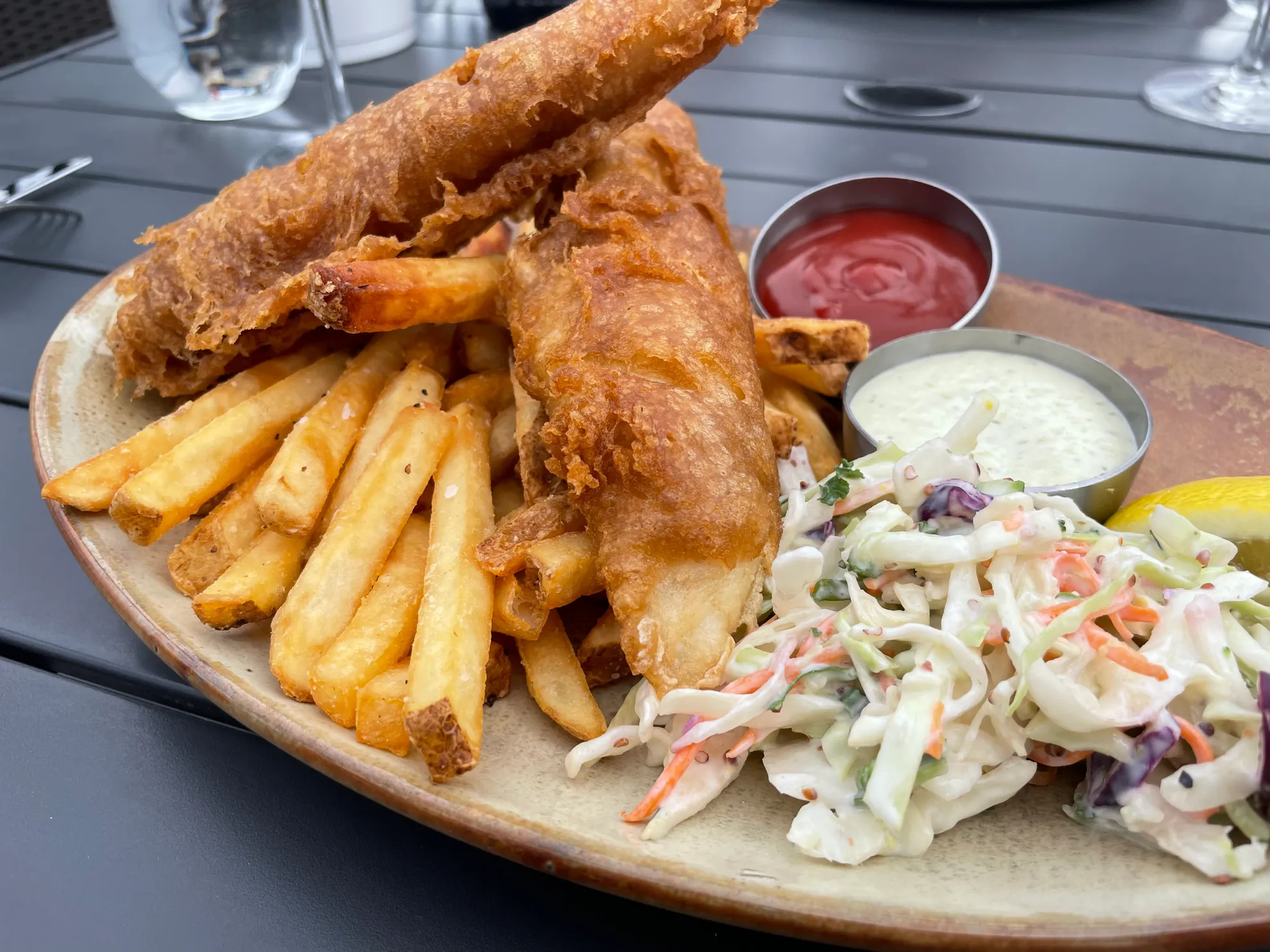 Review: Range Lounge & Grill at Predator Ridge Resort, Fish & Chips 