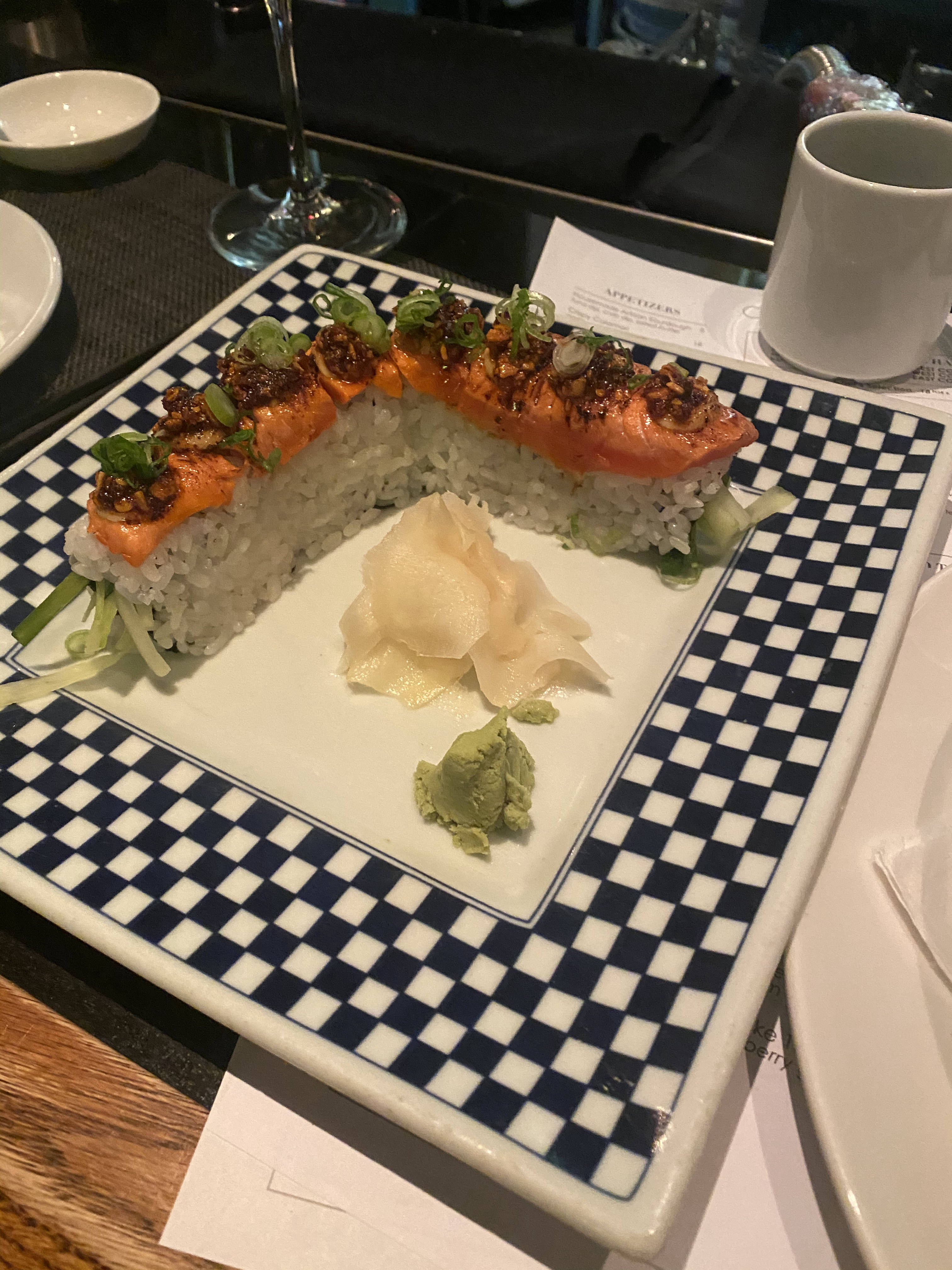 Review: Coast, Salmon Aburi Roll
