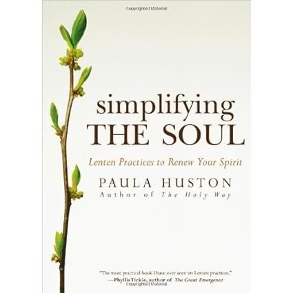 "Simplifying the Soul: Lenten Practices to Renew Your Spirit" by Paula Huston is a guidebook designed to help readers deepen their spiritual journey during the season of Lent. Huston focuses on the idea of simplifying one's life in order to create space for spiritual growth and renewal.