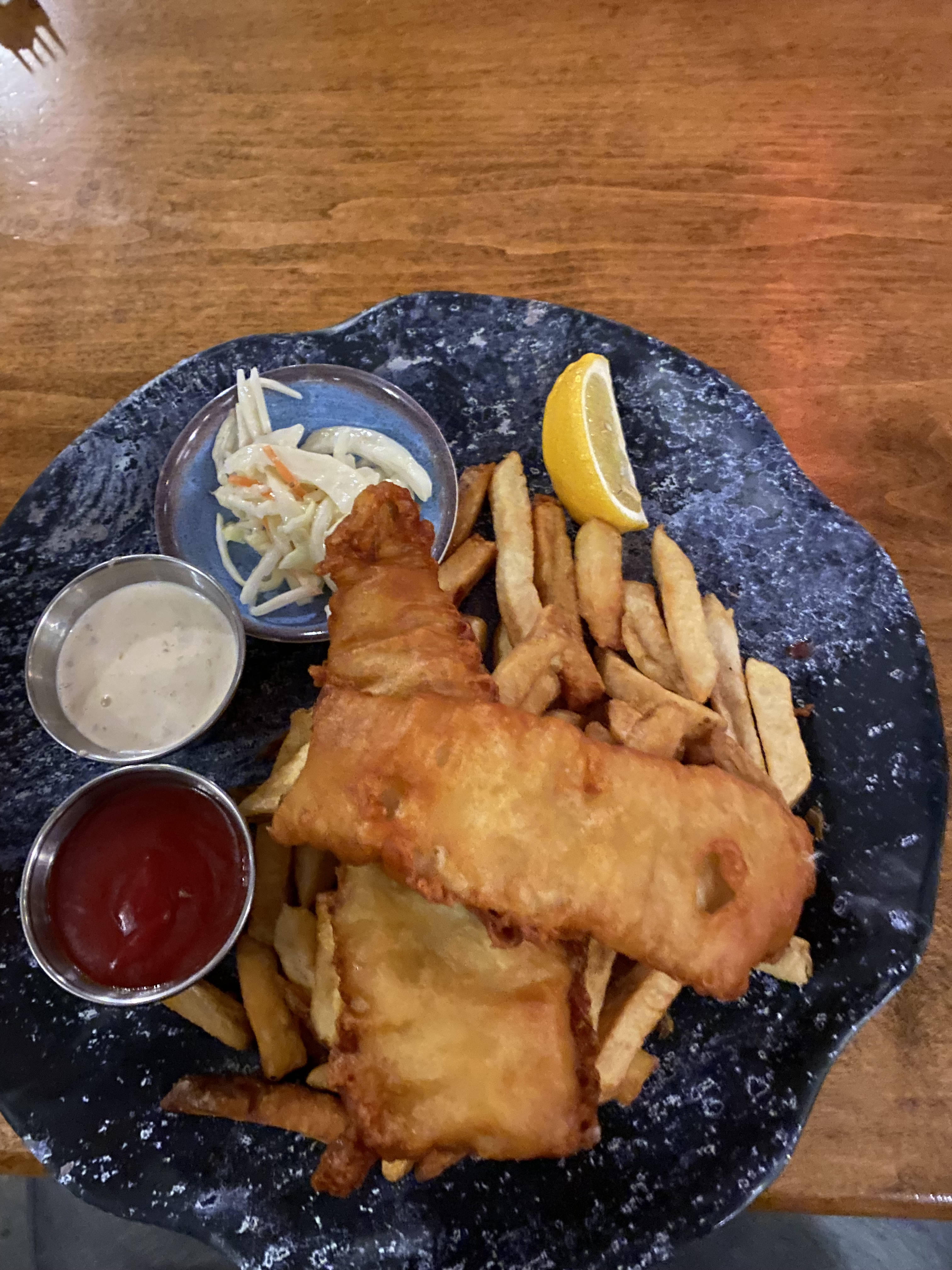 Review: blue canoe, Canoe Fish & Chips