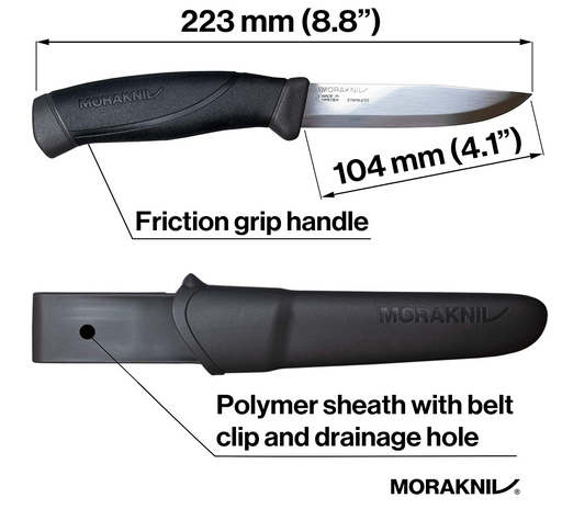 Companion, our highly sought-after knife, is a must-have for any adventure enthusiast. Renowned for its versatility, this all-round knife is designed to excel in various situations. With a tang extending three-quarters of the way up the knife, it empowers you to work with optimal power and precision.