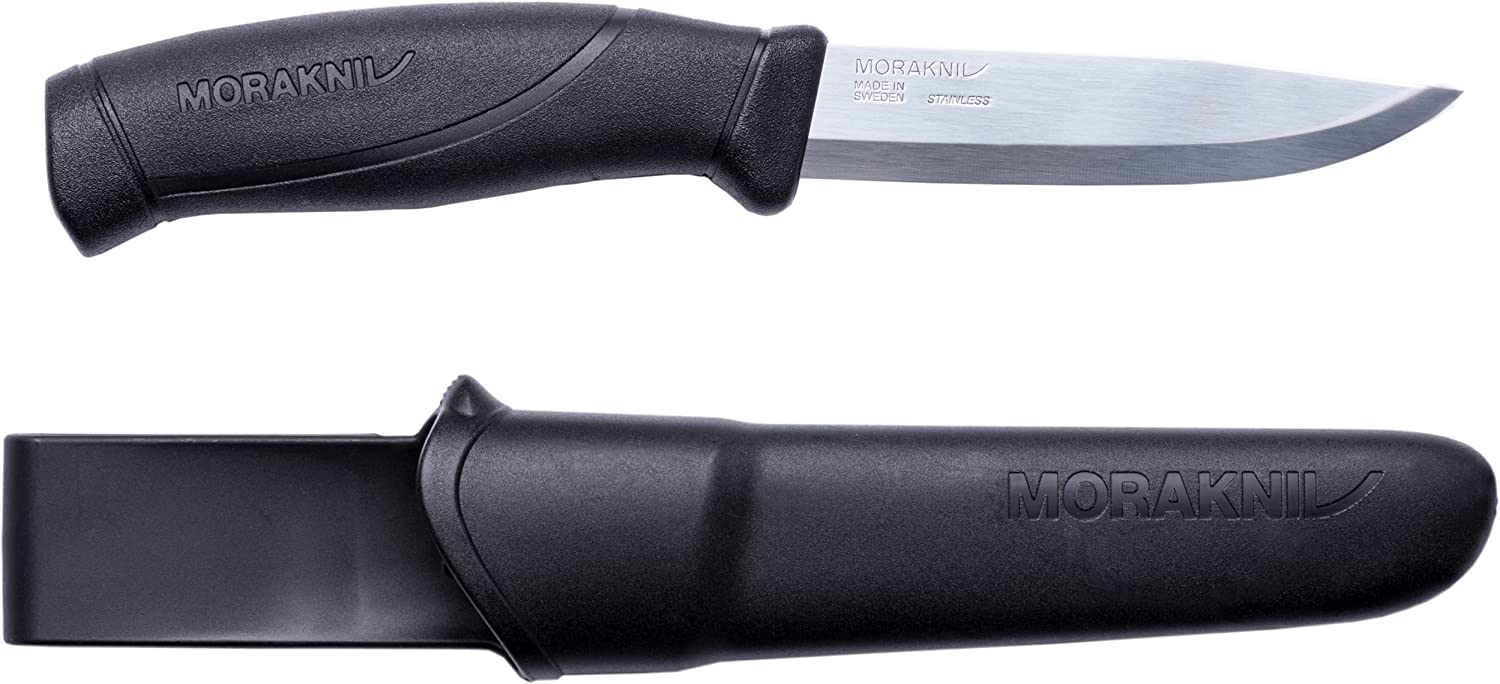 1 Morakniv Companion Outdoor Knife with 4.1-Inch Stainless Steel Blade
