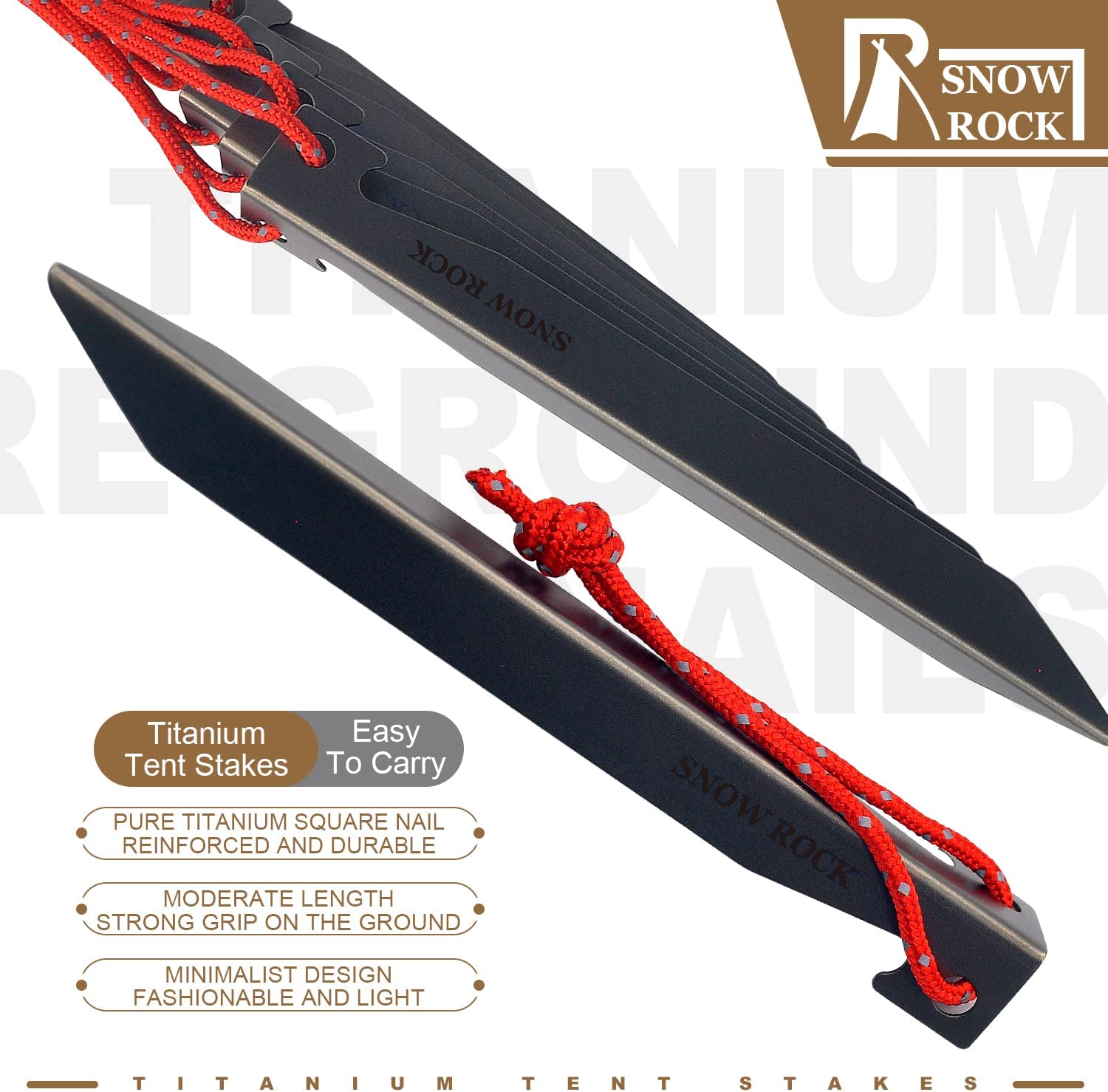 These tent stakes are ideal for outdoor camping, hiking, backpacking, climbing, traveling, or any other outdoor sports activities. They are a must-have tool for any outdoor enthusiast.