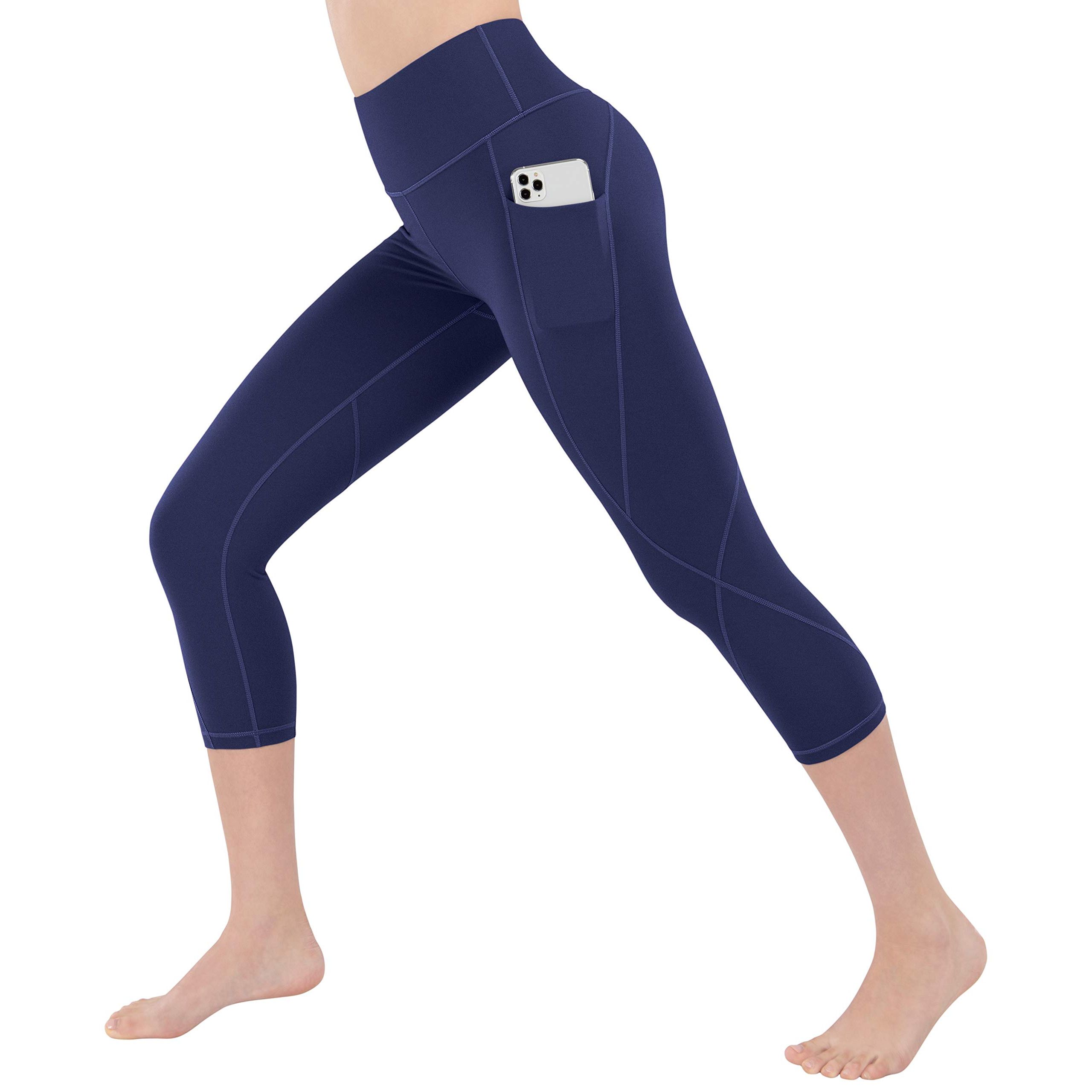 Do you have these troubles. Want to find a non see-though yoga pants. Afraid of embarrassing when you squat down. No place to store your personal belongings while you are doing exercise.