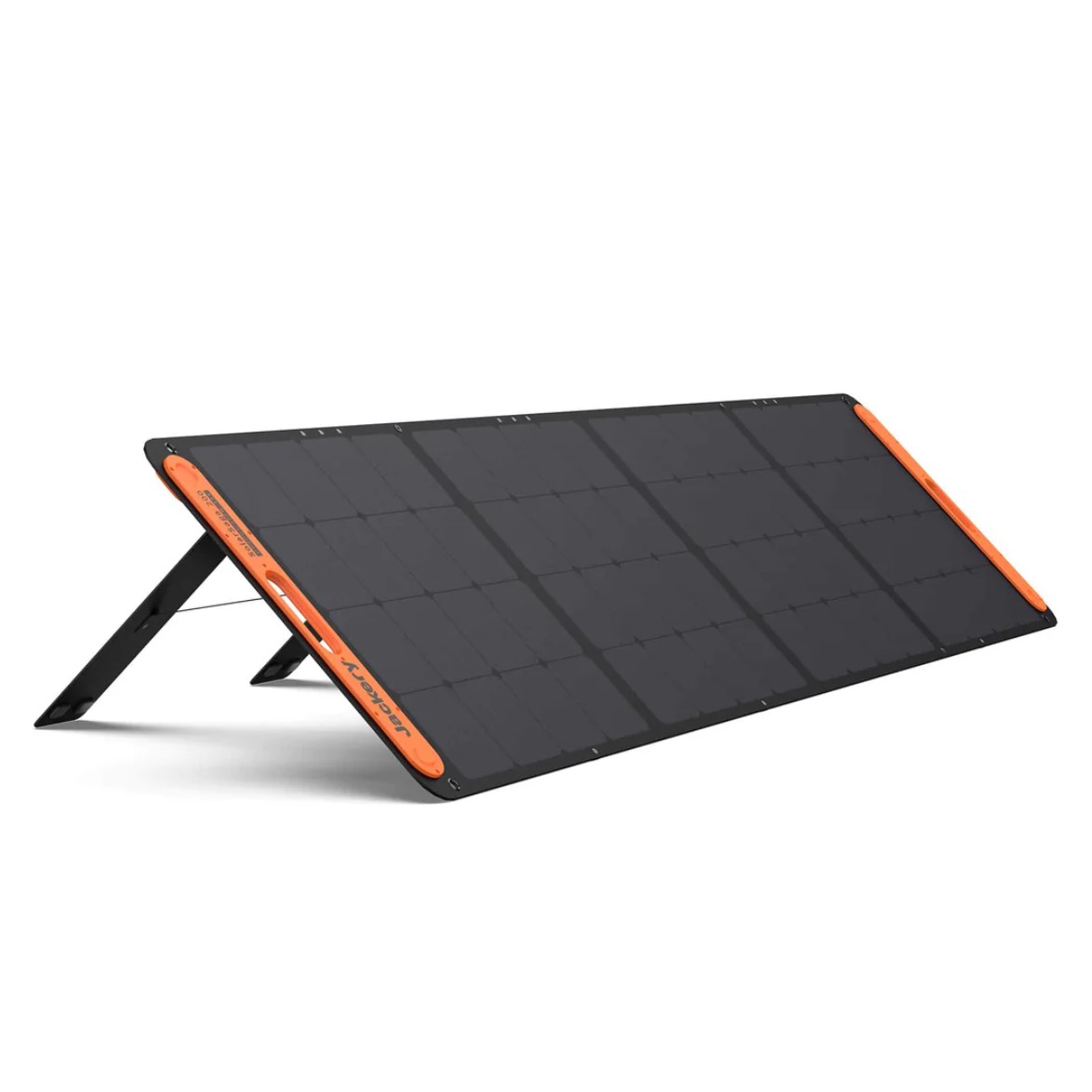 Introducing the revolutionary solar panel equipped with cutting-edge cells that boast an impressive conversion efficiency of up to 24.3%. With the inclusion of three sturdy kickstands, achieving the recommended angle for maximum sunlight absorption becomes a breeze.