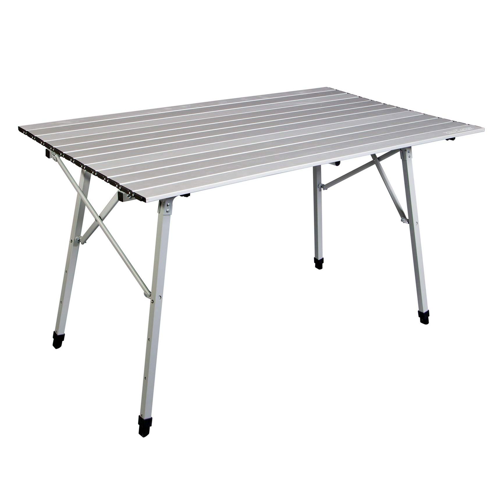 Make the most of your outdoor gatherings with this must-have camp table that caters to all your needs, from meal times to entertaining card games. Its adjustable height feature ensures comfort whether you're standing or sitting.